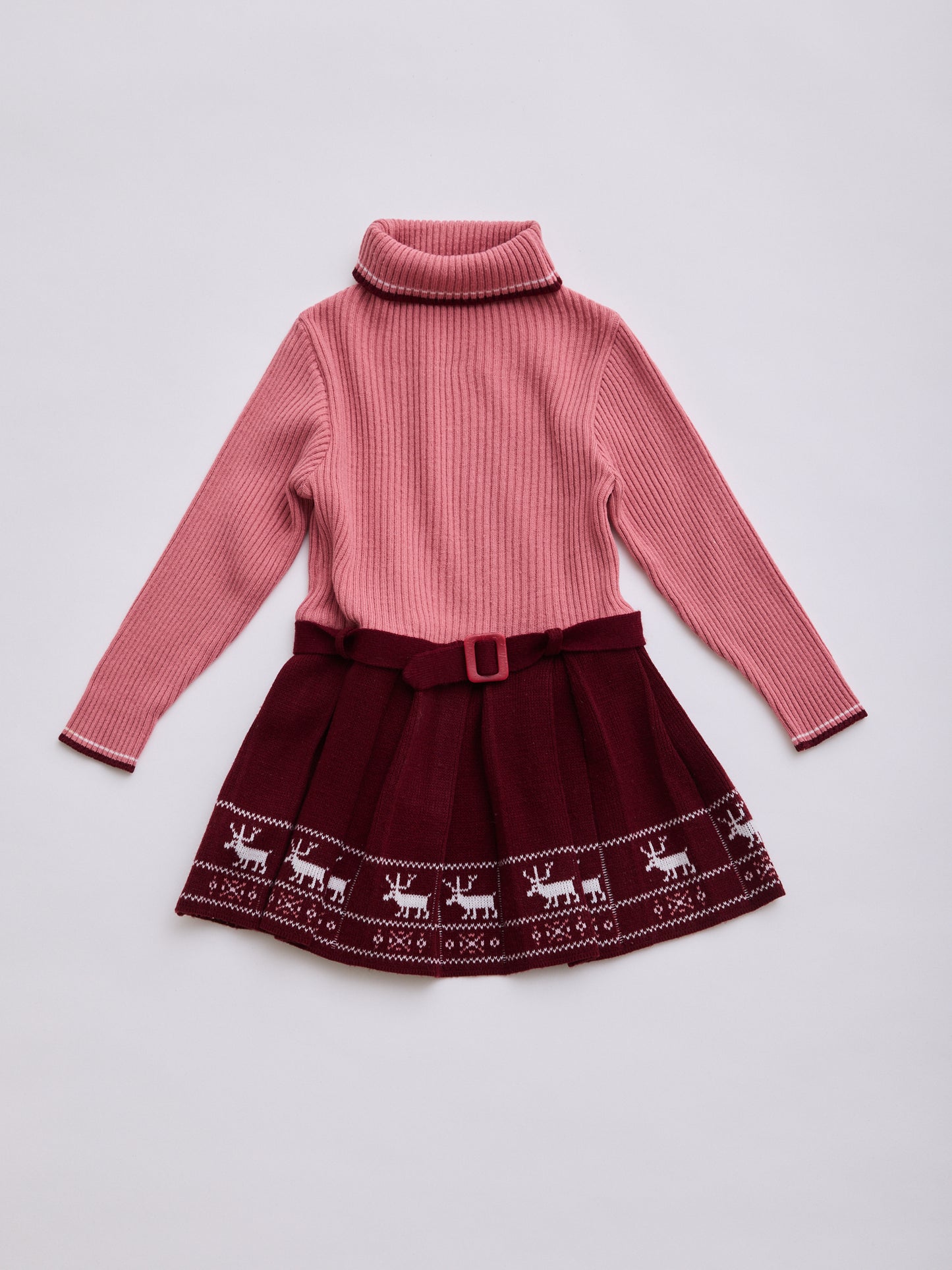 Knitted Pink Dress // 3 Years
