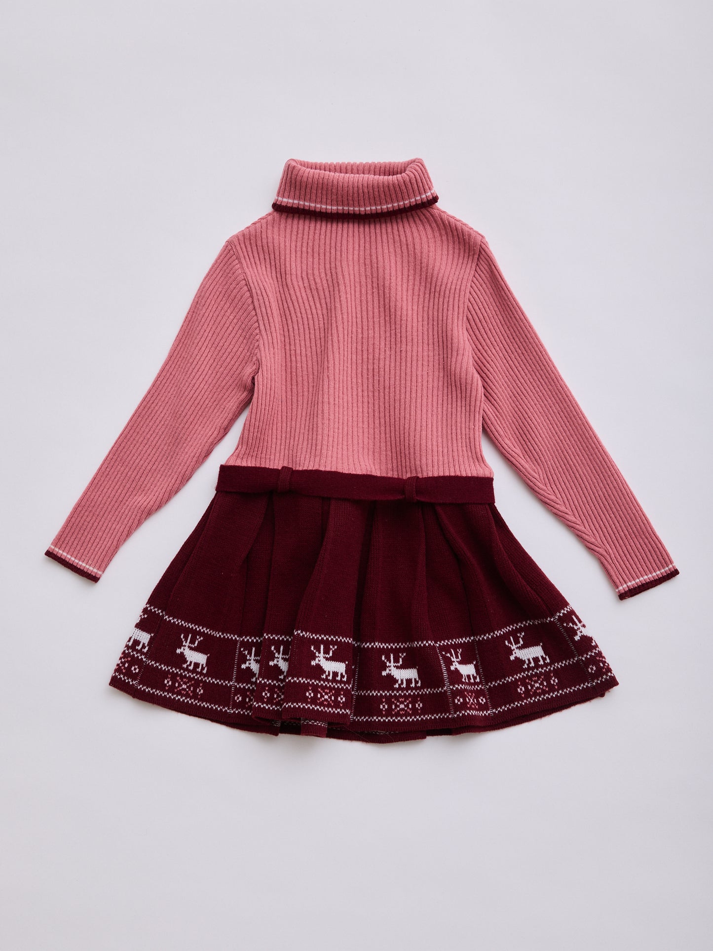 Knitted Pink Dress // 3 Years