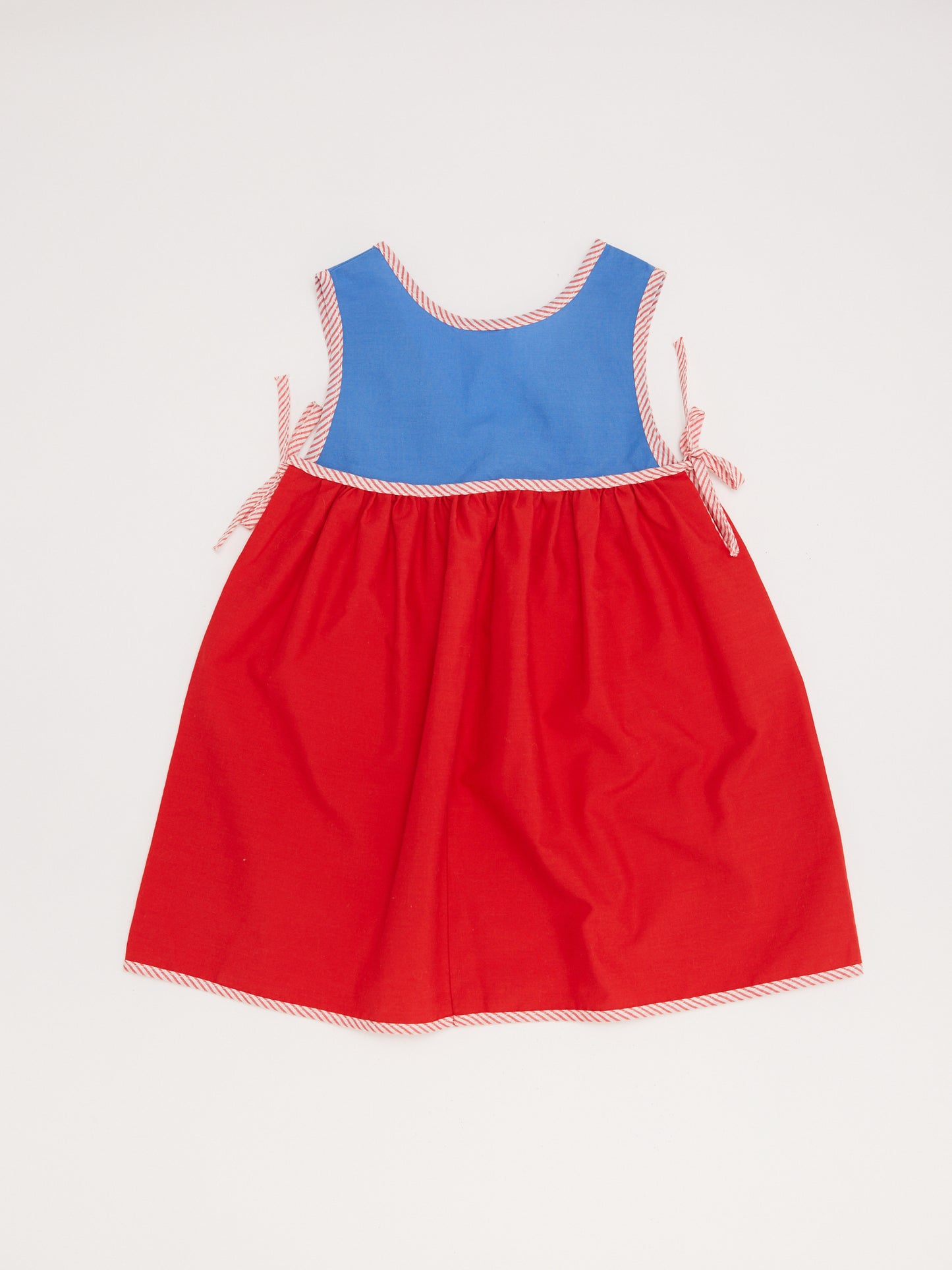 Red & Blue Tie Sundress // 2-3 Years