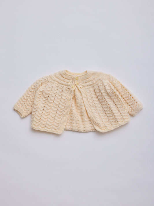 Beige Knitted Cardigan // 6 Months