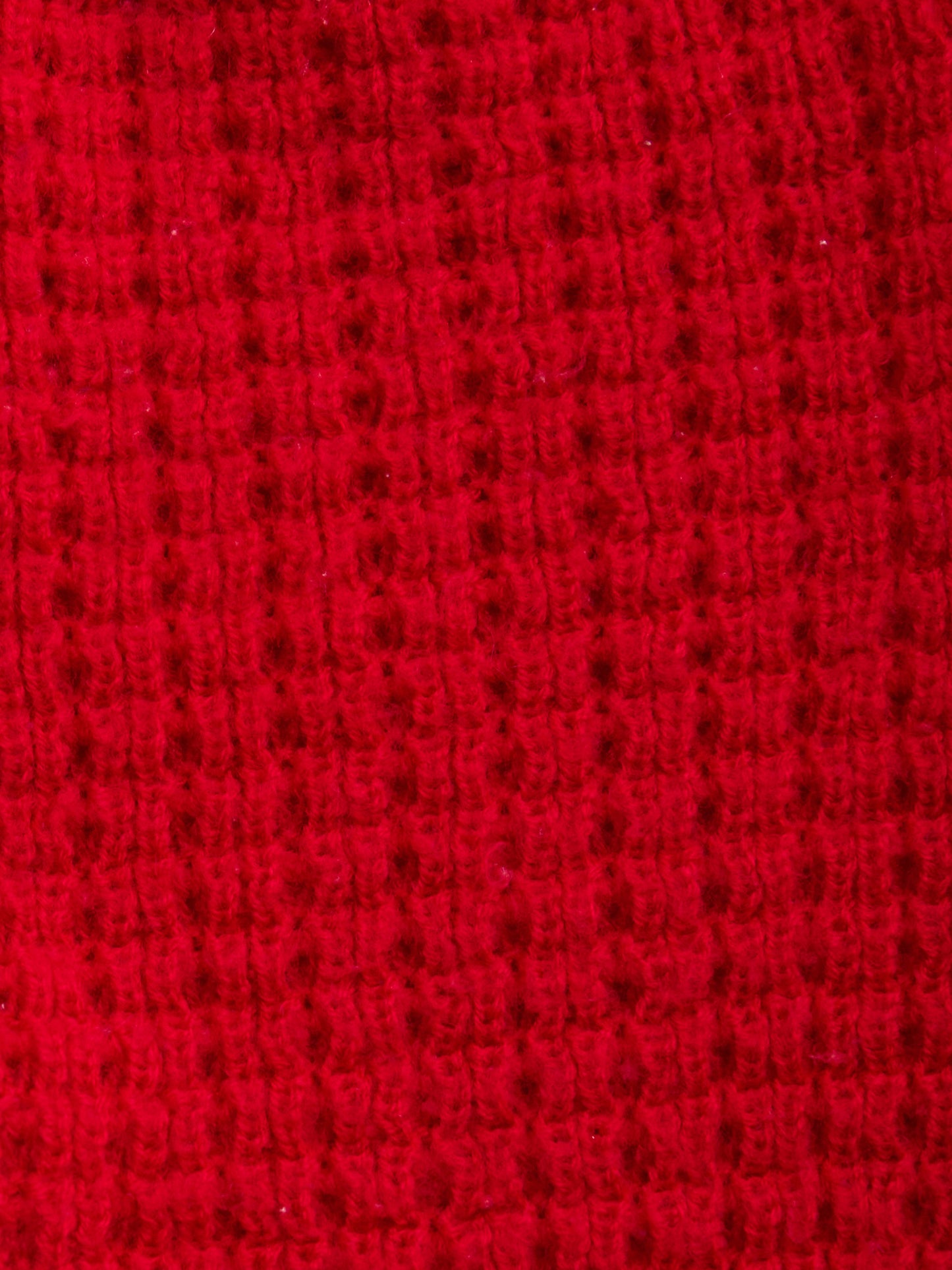 Knitted Red Baby Leggings // 12 Months