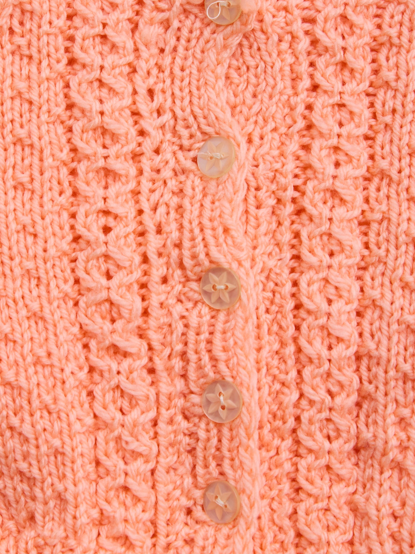 Orange Knitted Cardigan // 3 Months