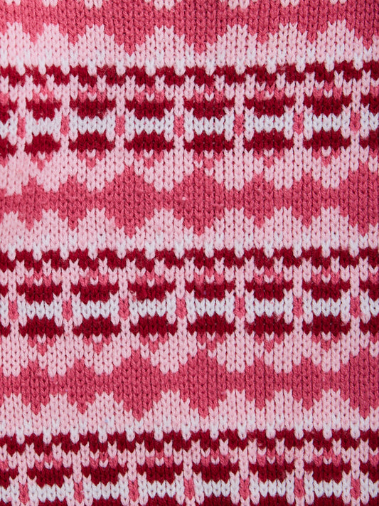 Patterned Pink Jumper // 18 Months