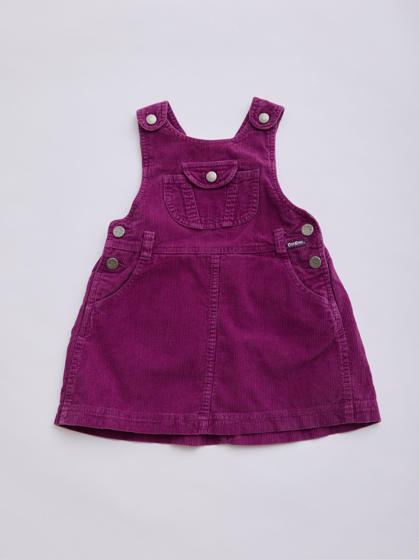 OshKosh Mulberry Cord Pinafore Dress // 3 Years