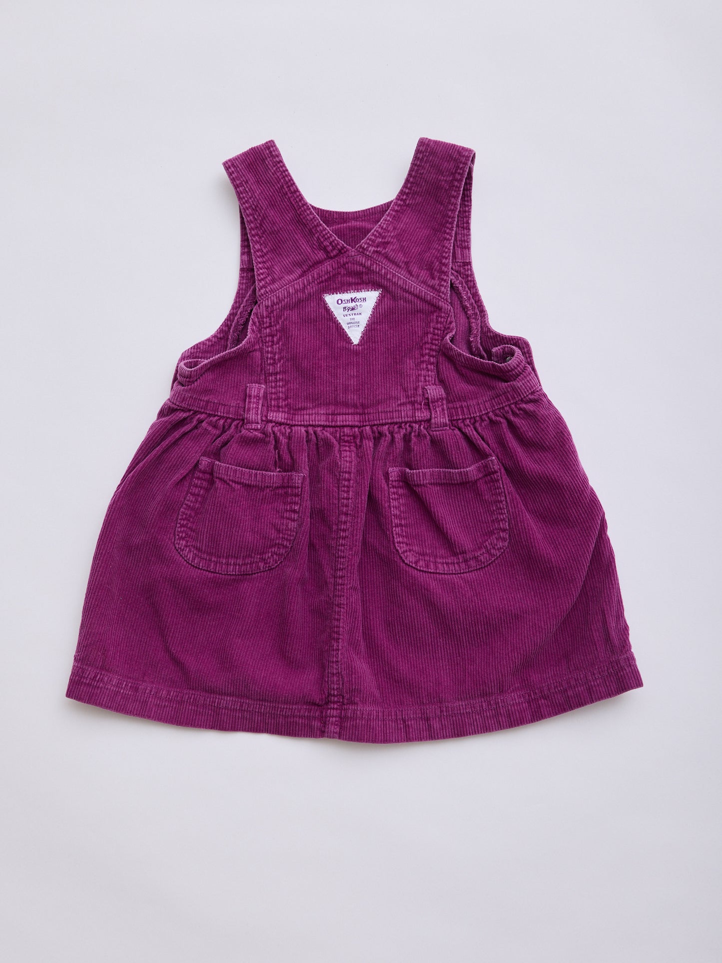 OshKosh Mulberry Cord Pinafore Dress // 3 Years