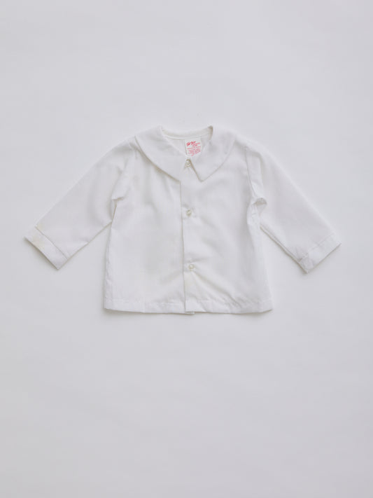 COLLEGIATE White Collar Shirt // 12 Months