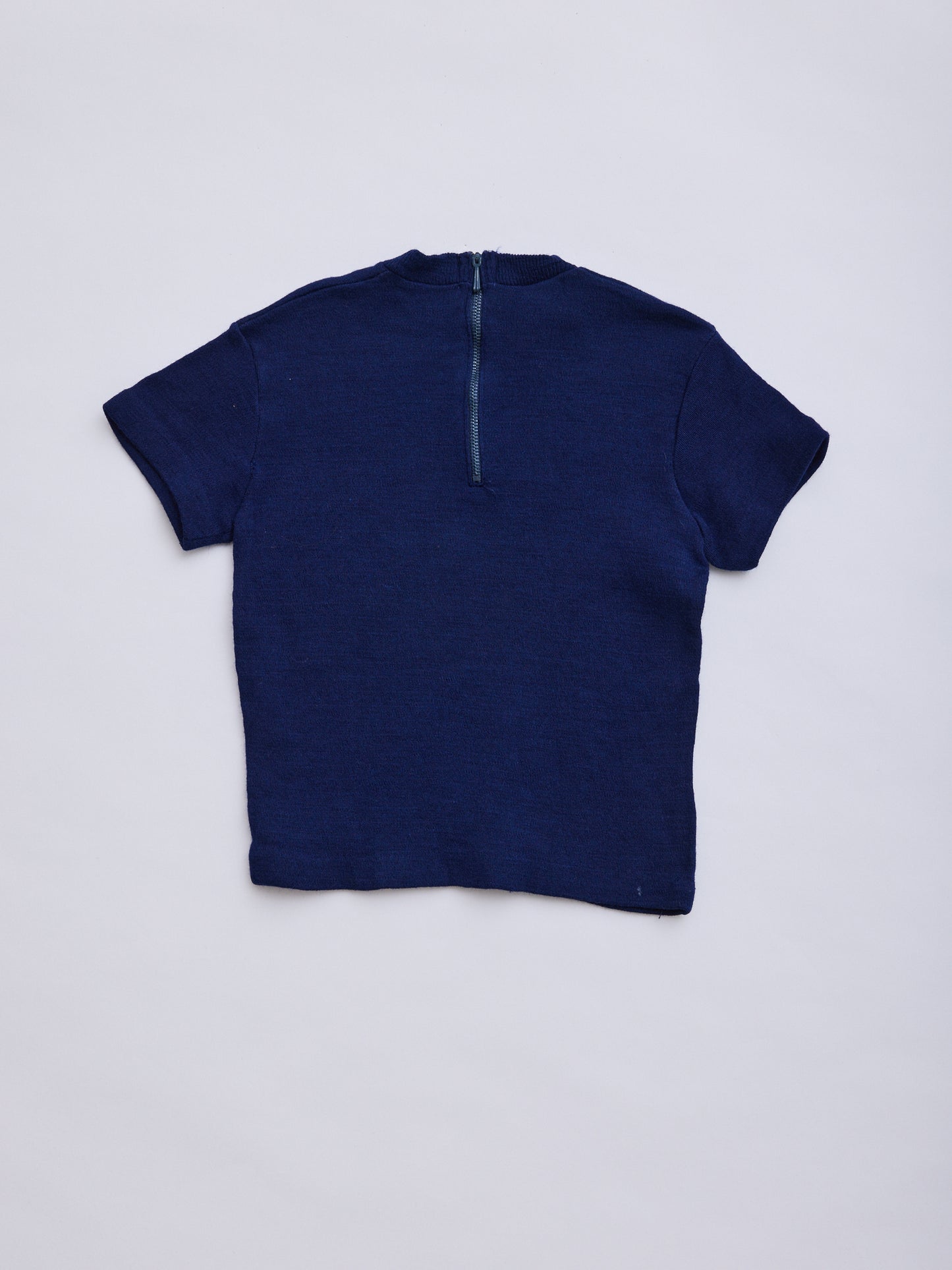 Knitted Navy T-Shirt // 4 Years