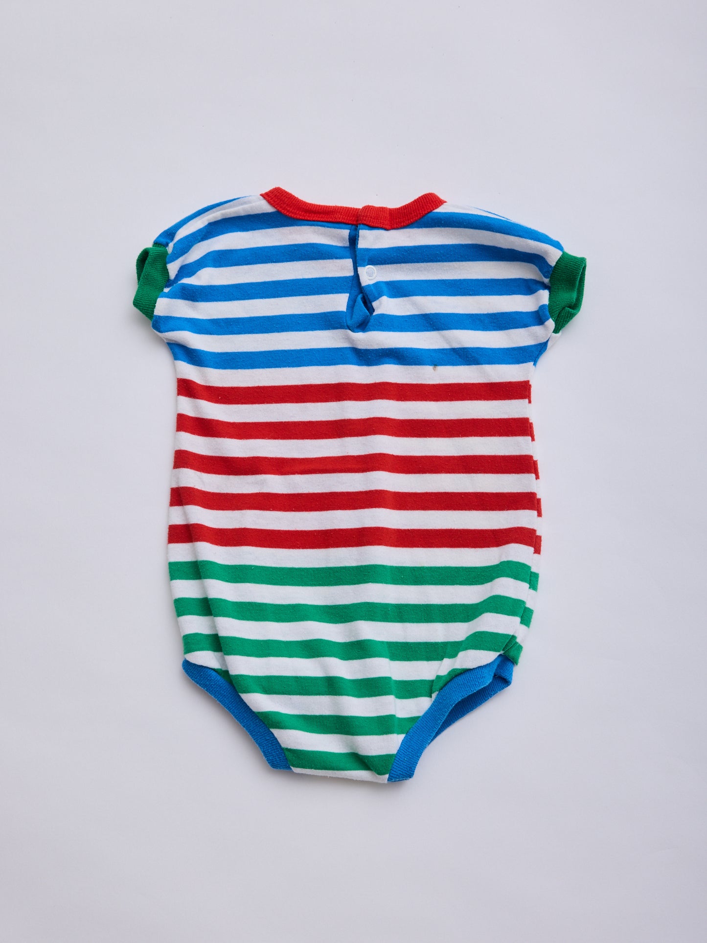 Snoopy Stripe Romper // 6 Months