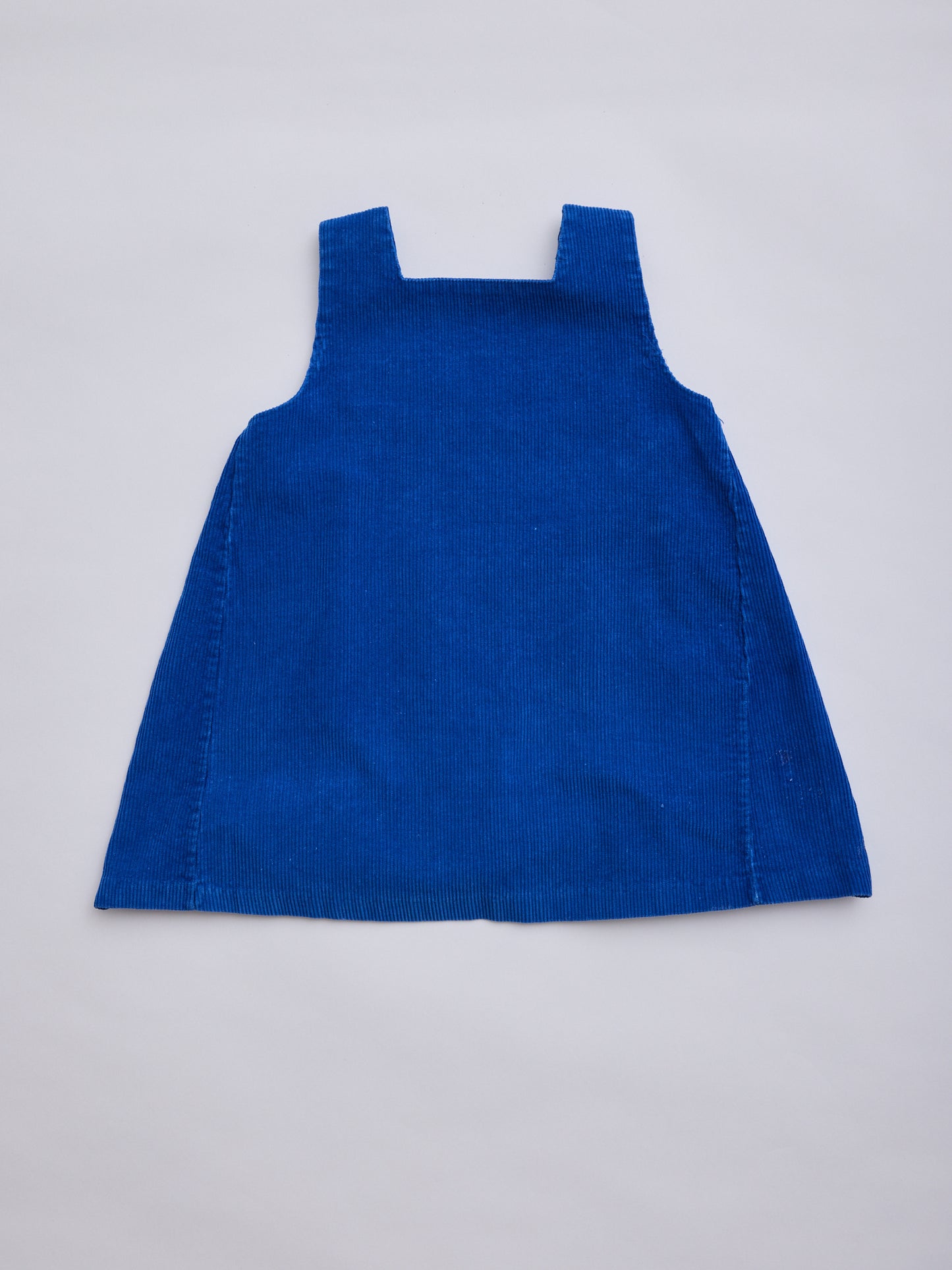 Blue Cord Pinafore Dress // 3 Years