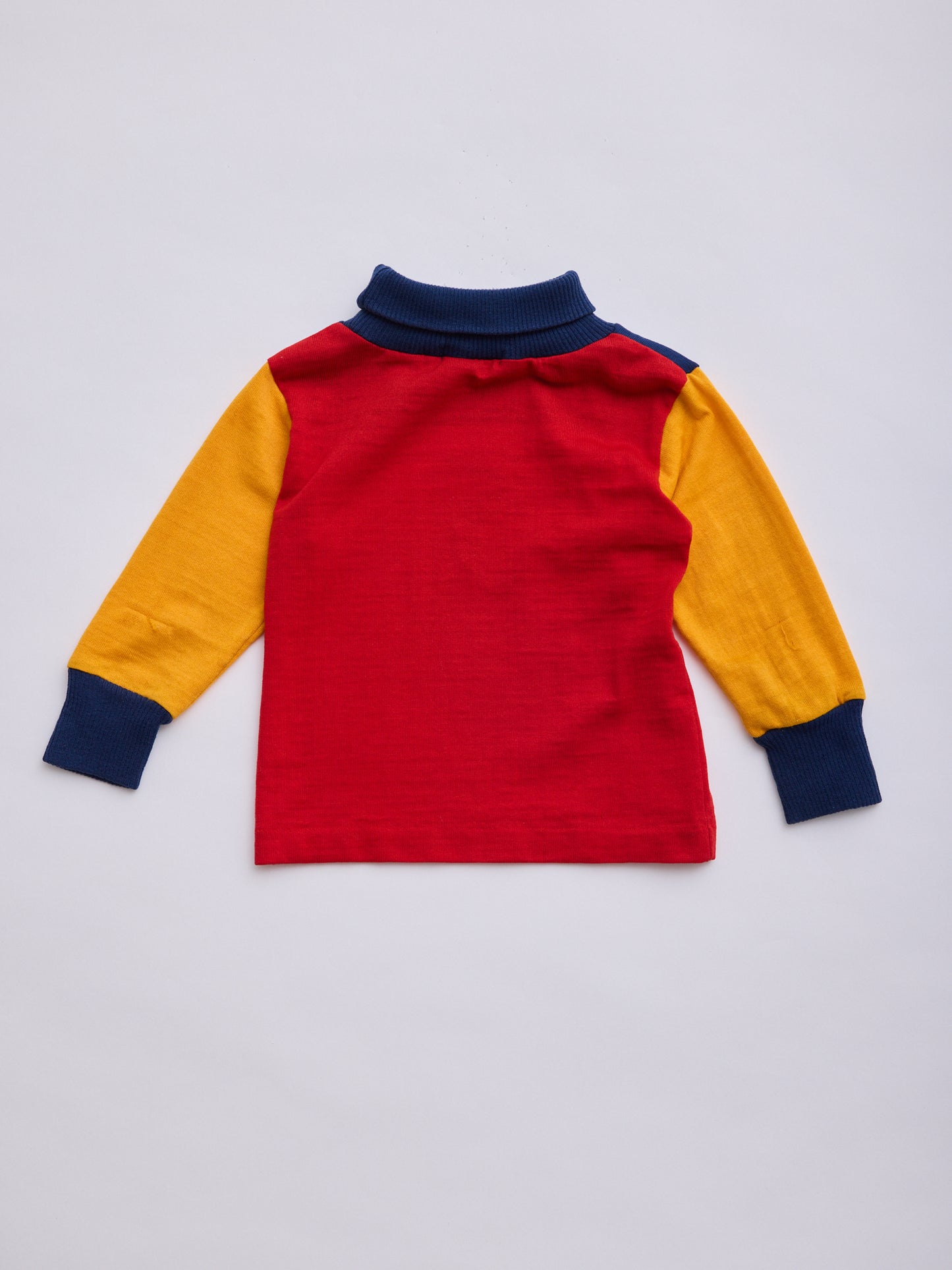 Number 5 Block Colour Roll Neck // 2 Years