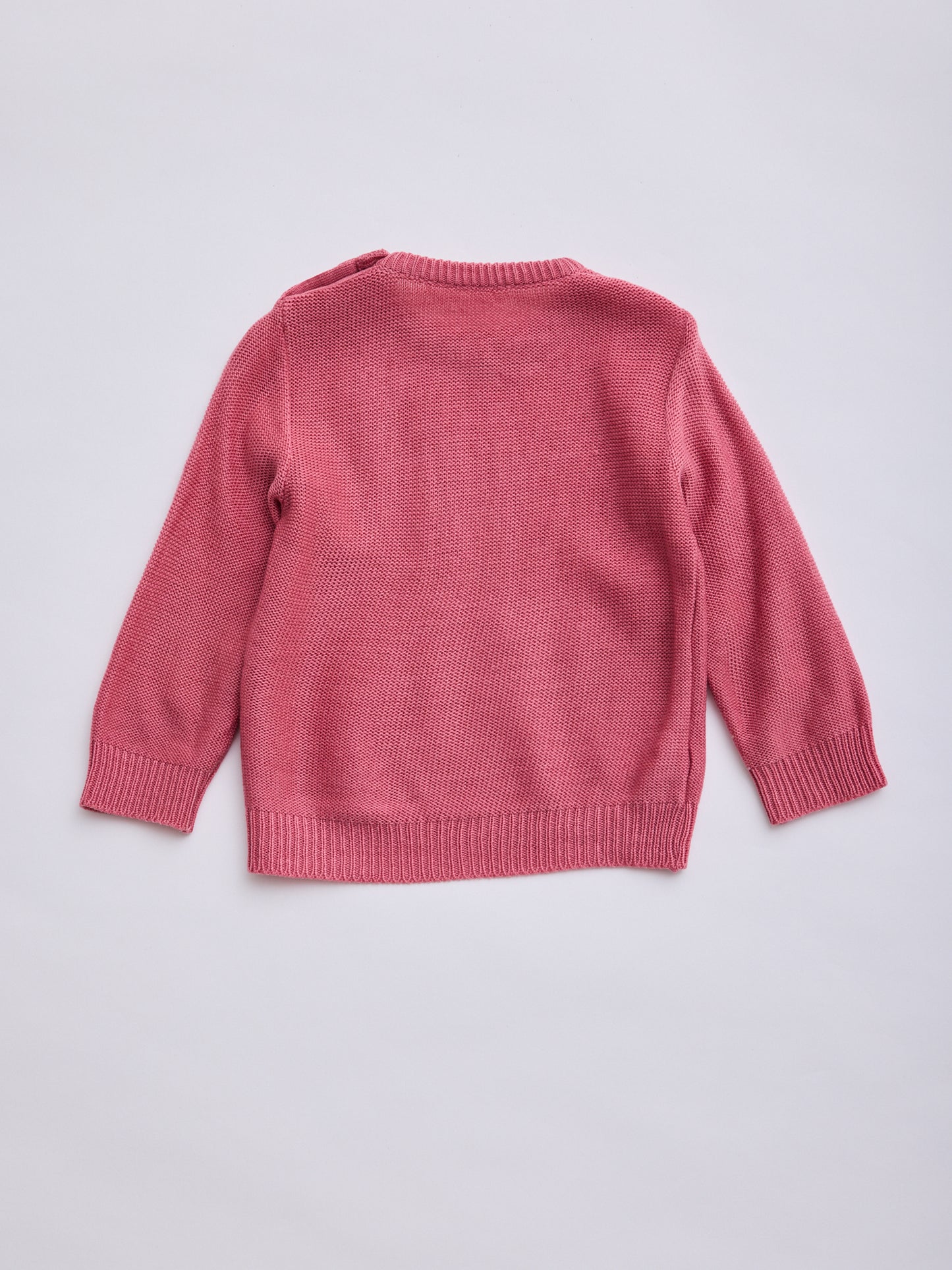 Pink Twist Knitted Jumper // 18-24 Months