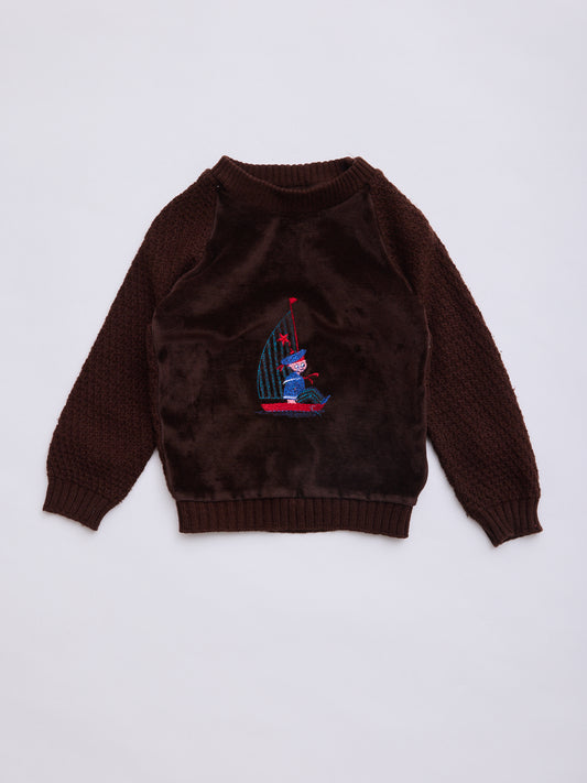 Sailor Embroidered Jumper // 2 Years