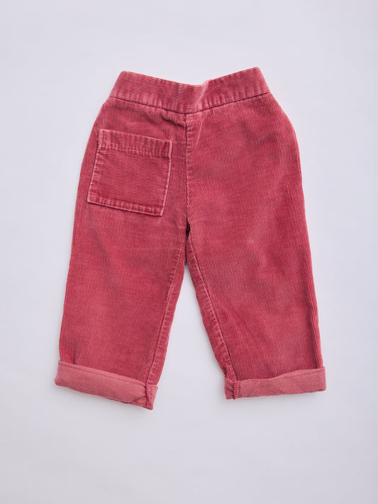 Dusty Pink Cord Trousers // 18 Months