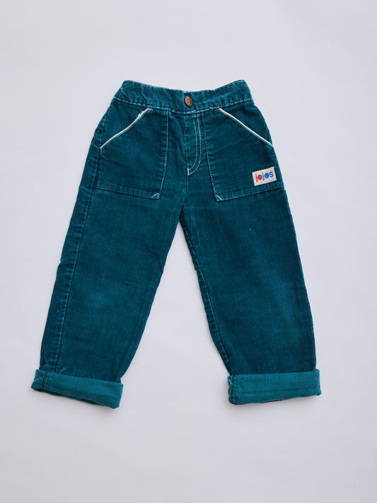 Green Cord Trousers // 3-4 Years