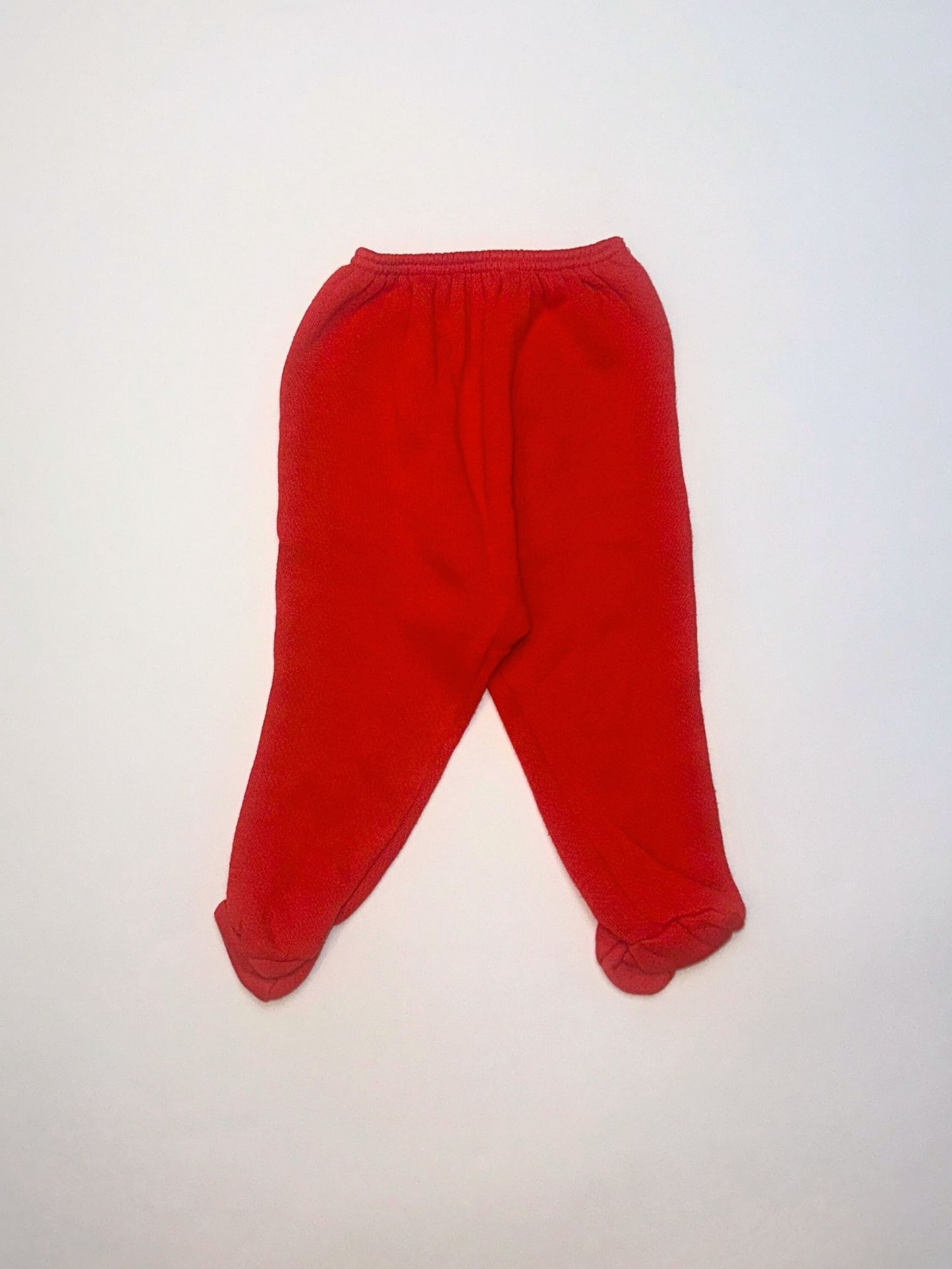 Stripe Red Baby Tights // 3 Months