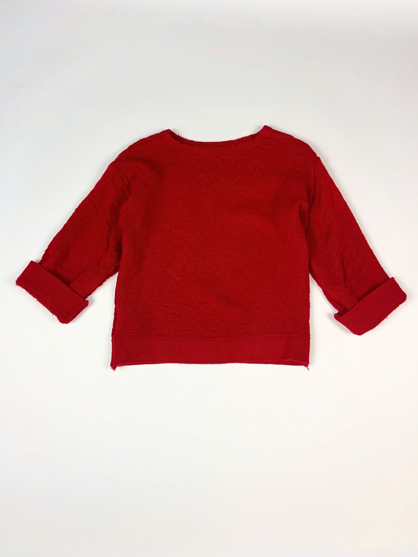 Textured Red Jumper // 5 Years