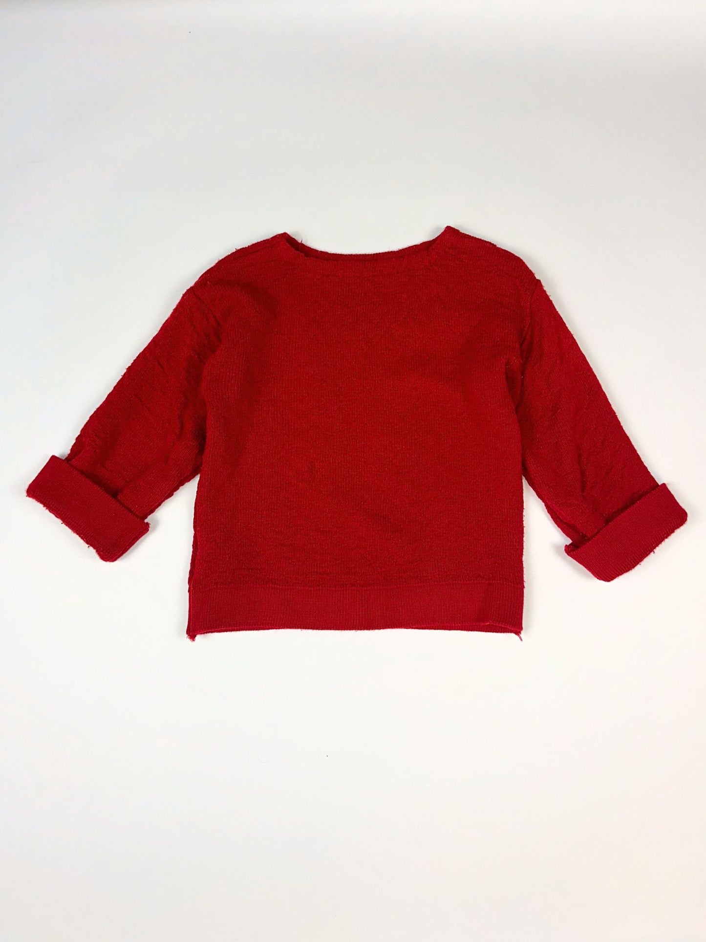 Textured Red Jumper // 5 Years