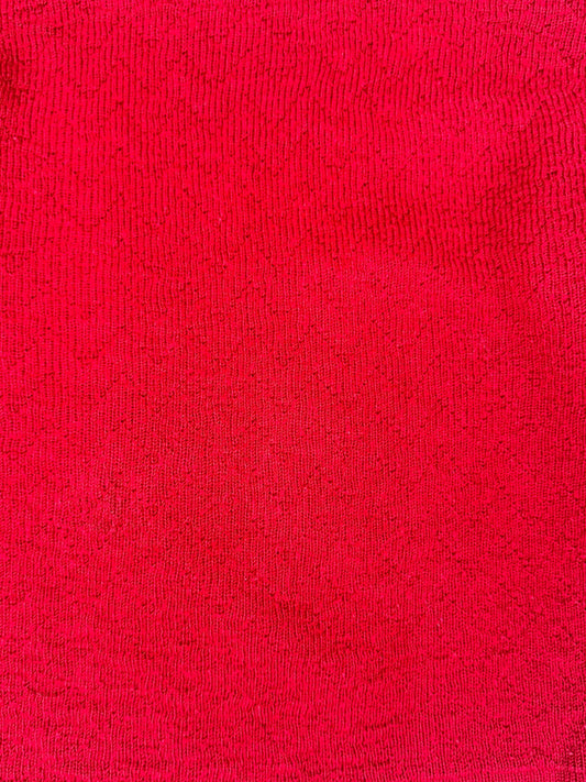 Textured Red Jumper // 5 Years