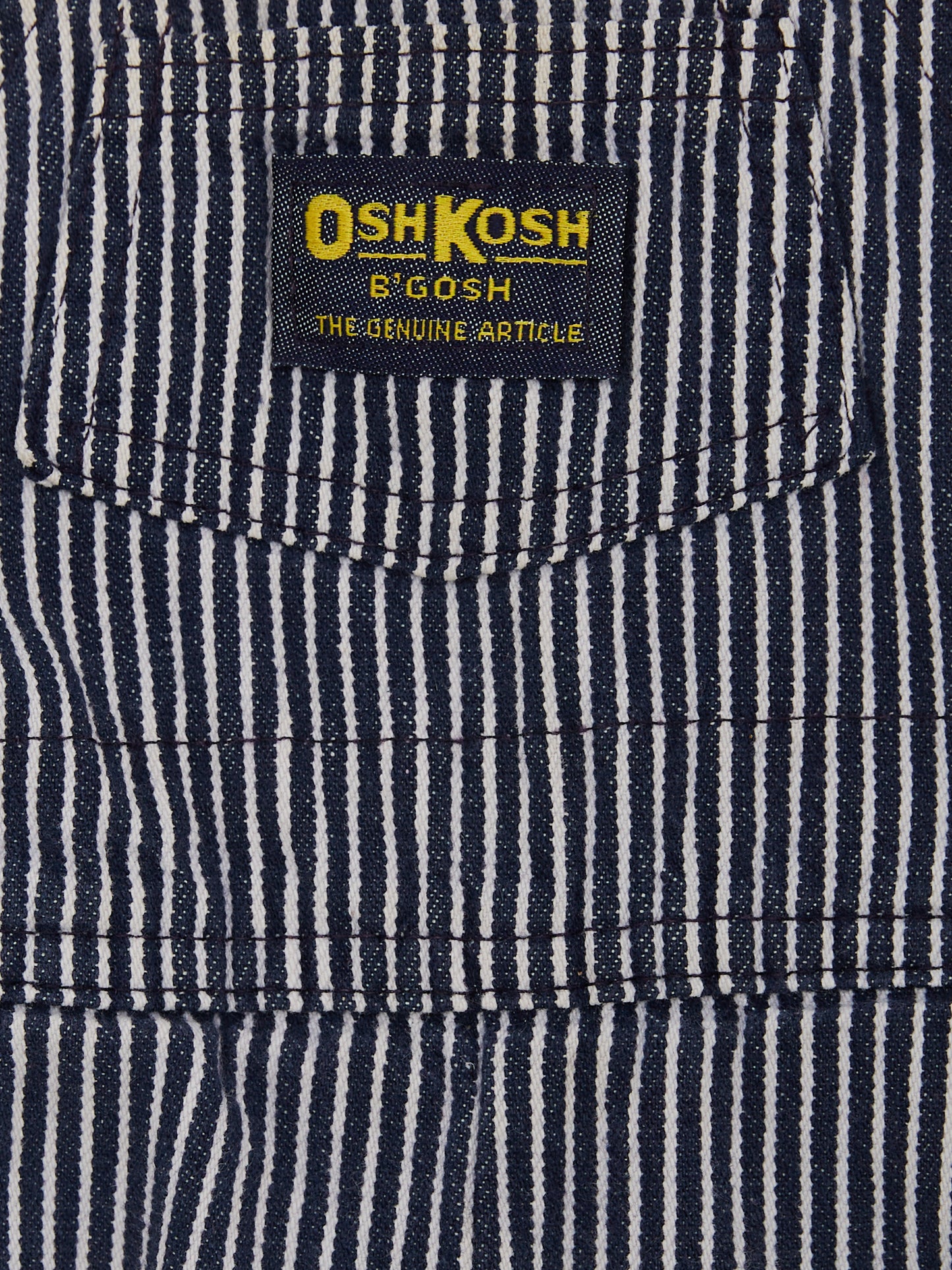 OshKosh Stripe Denim Dungarees // 3-6 Months