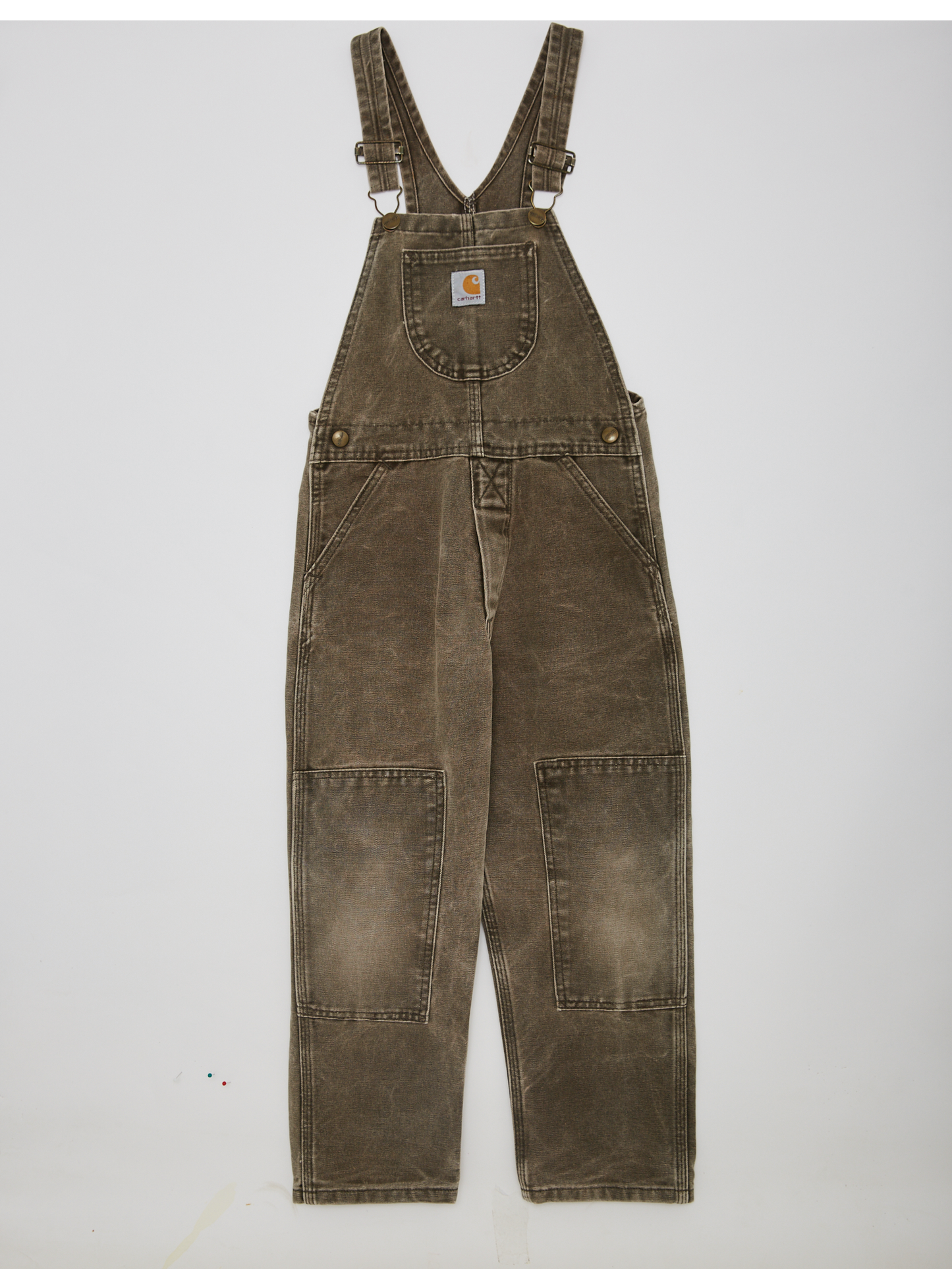 Carhartt Grey Denim Dungarees // 8 Years