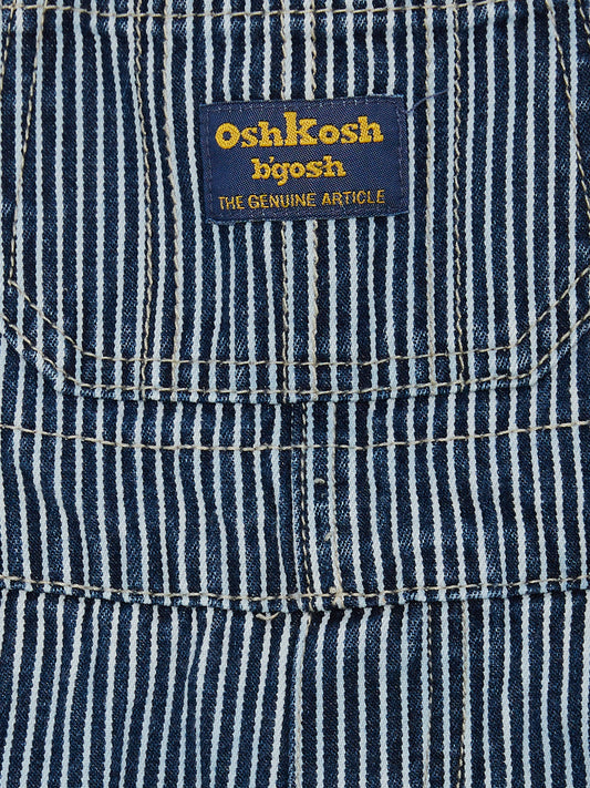 Denim Stripe OshKosh Dungarees // 12 Months