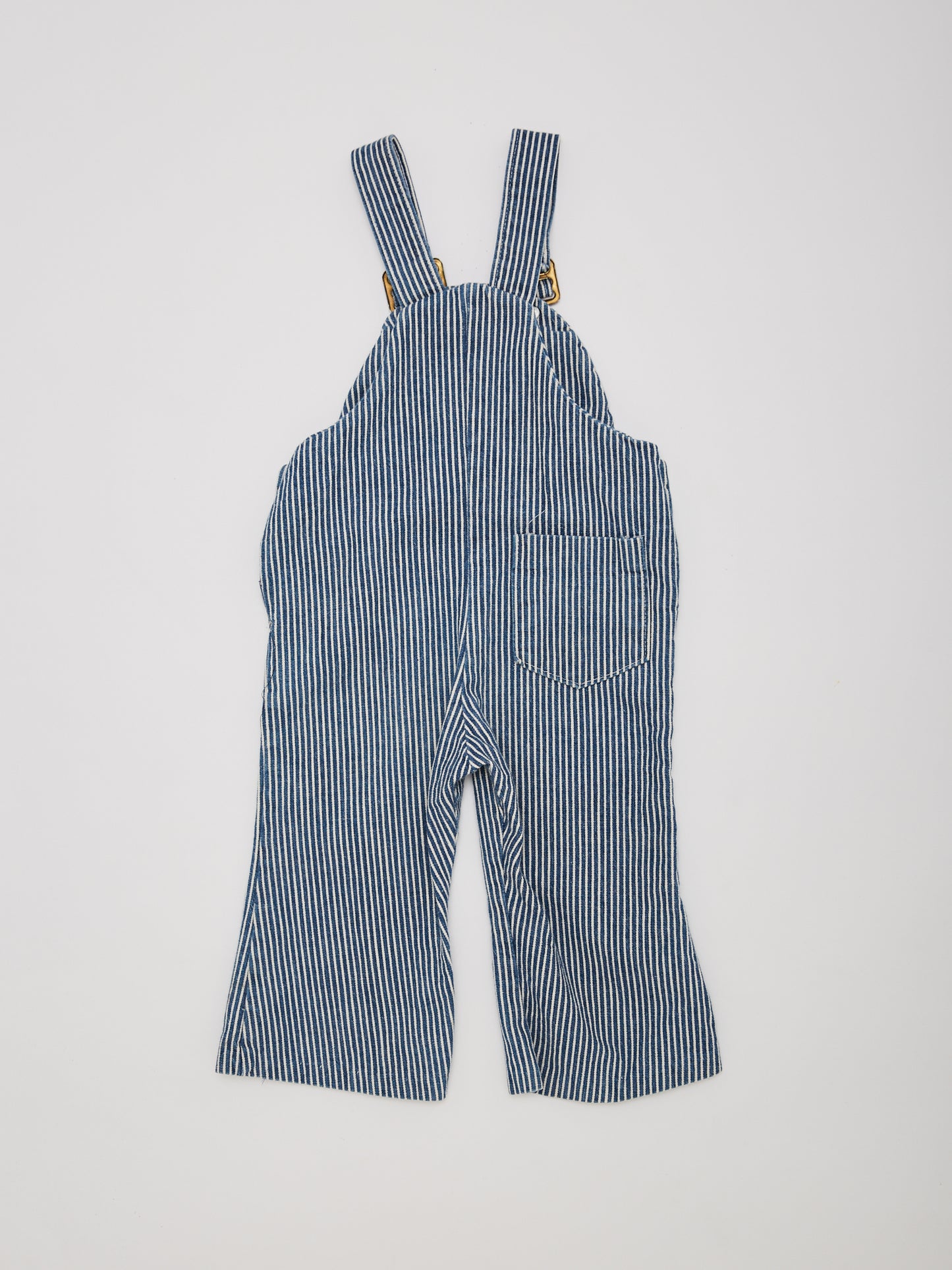 Stripe Denim Dungarees // 18 Months