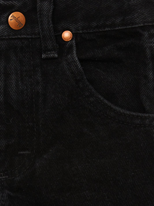 Wrangler Black Denim Slim Leg Jean // 7 Years