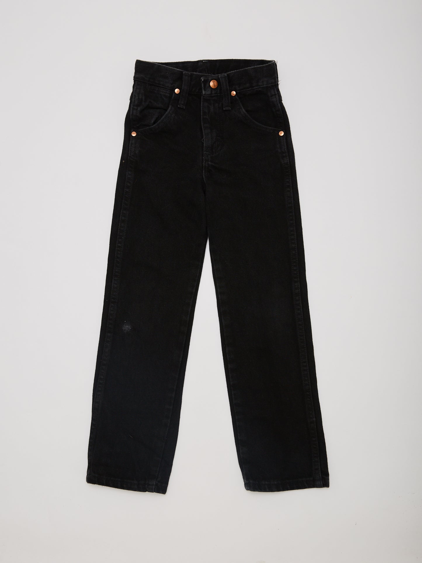 Wrangler Black Denim Straight Leg Jean // 4 Years