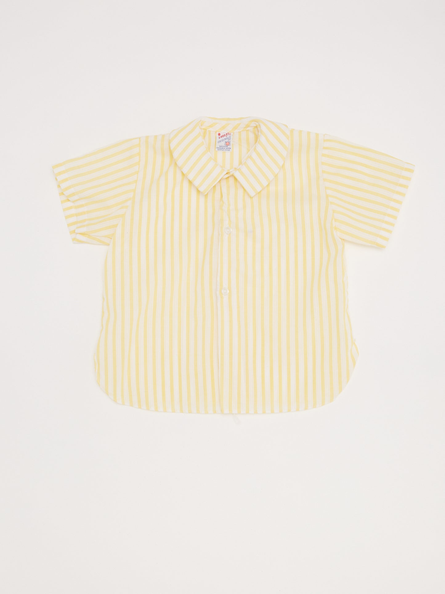 Lemon Yellow Stripe Shirt // 2-3 Years