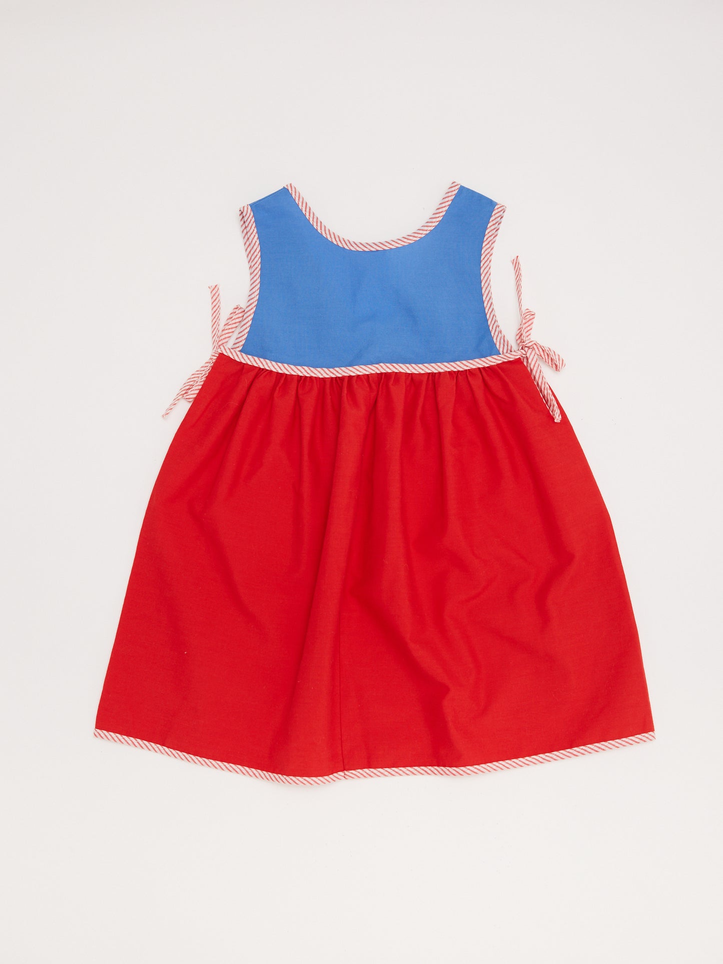 Red & Blue Tie Sundress // 2-3 Years