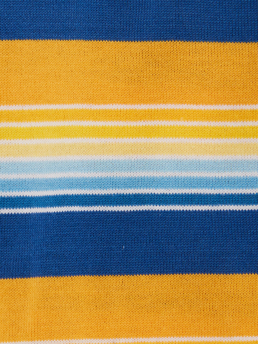 Long Sleeve Stripe Yellow & Blue Top // 6-9 Months