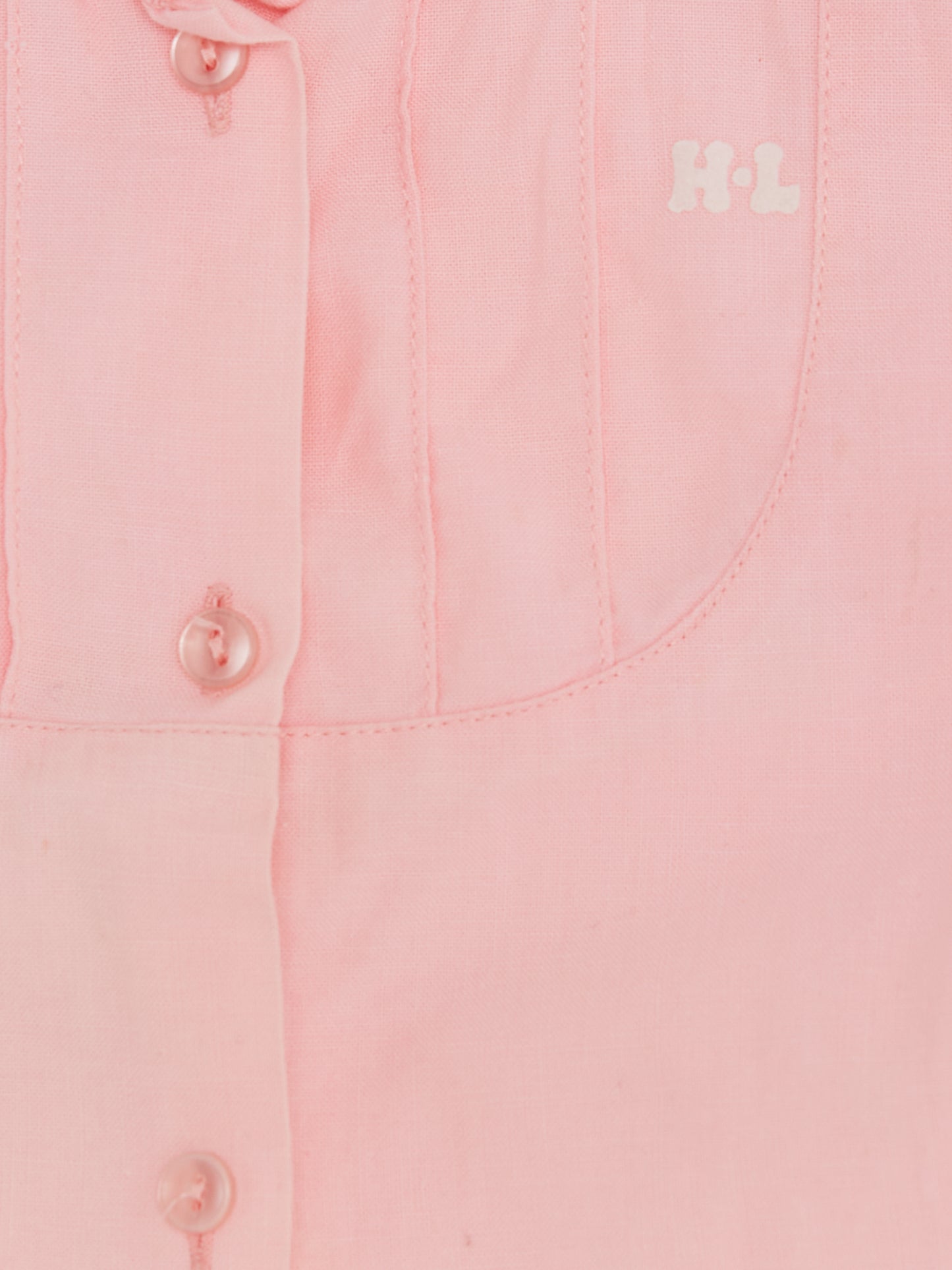 Pink Bib Detail Shirt // 2-3 Years