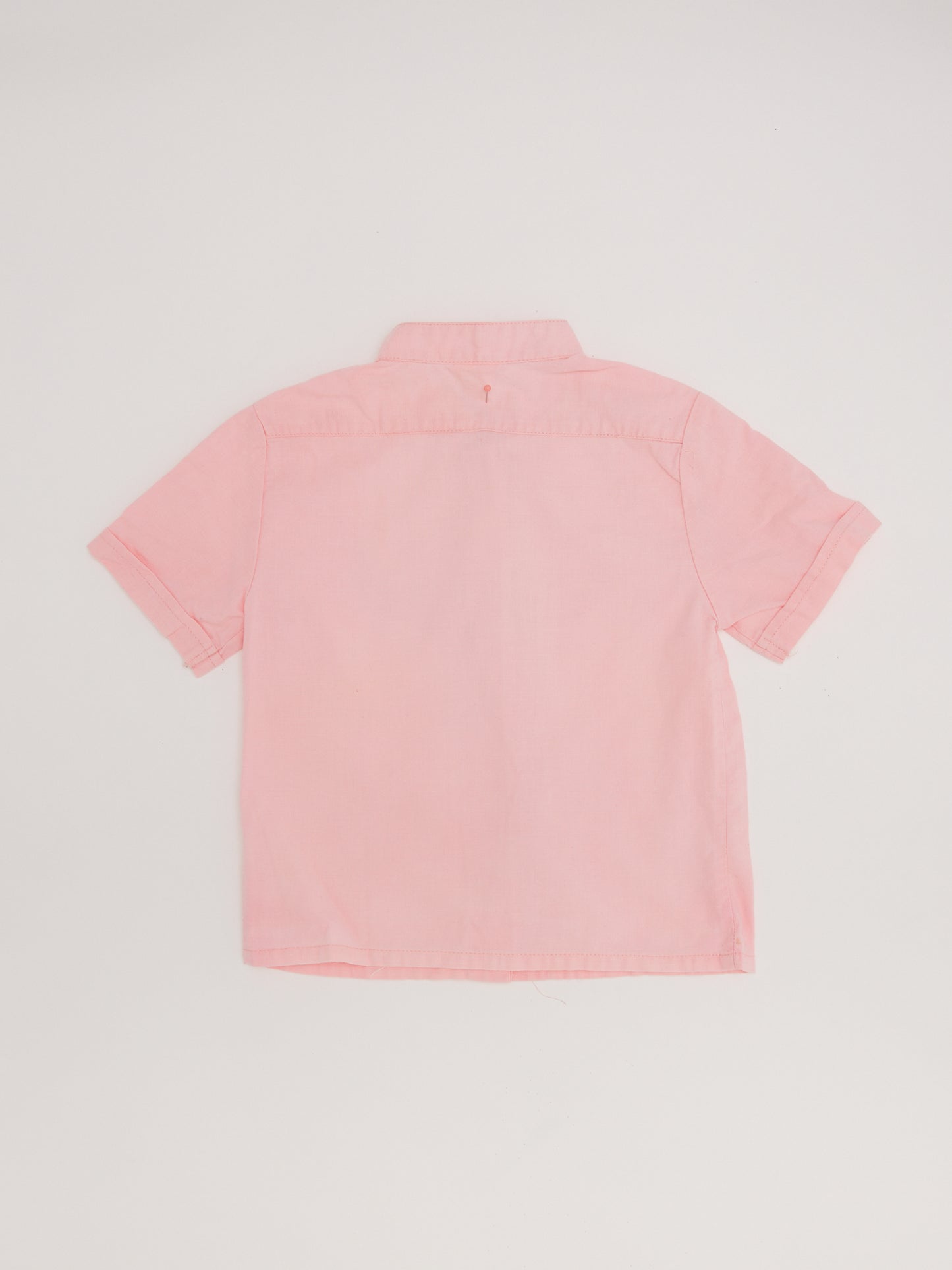 Pink Bib Detail Shirt // 2-3 Years