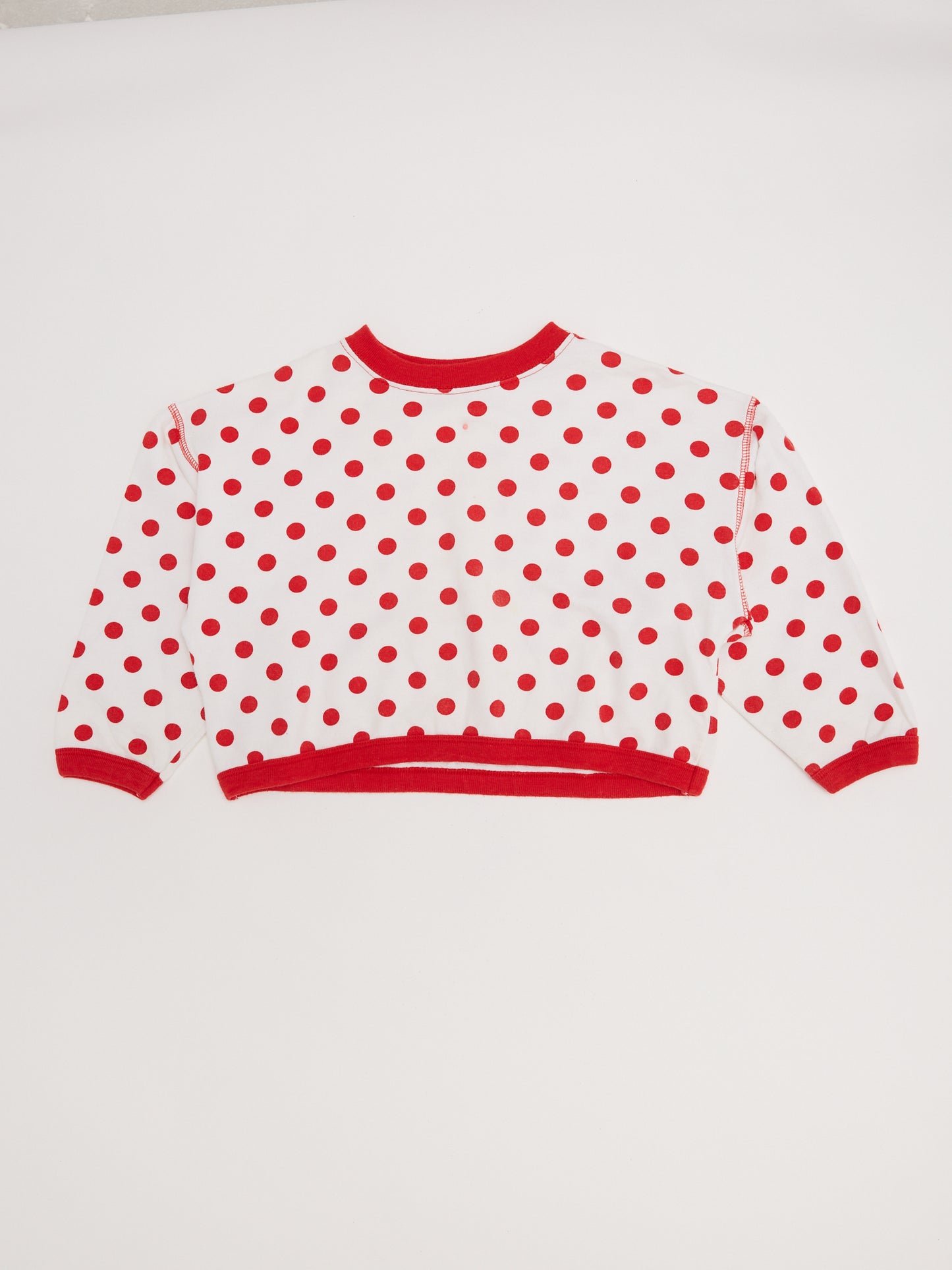 Polkadot Red Jumper // 7-8 Years