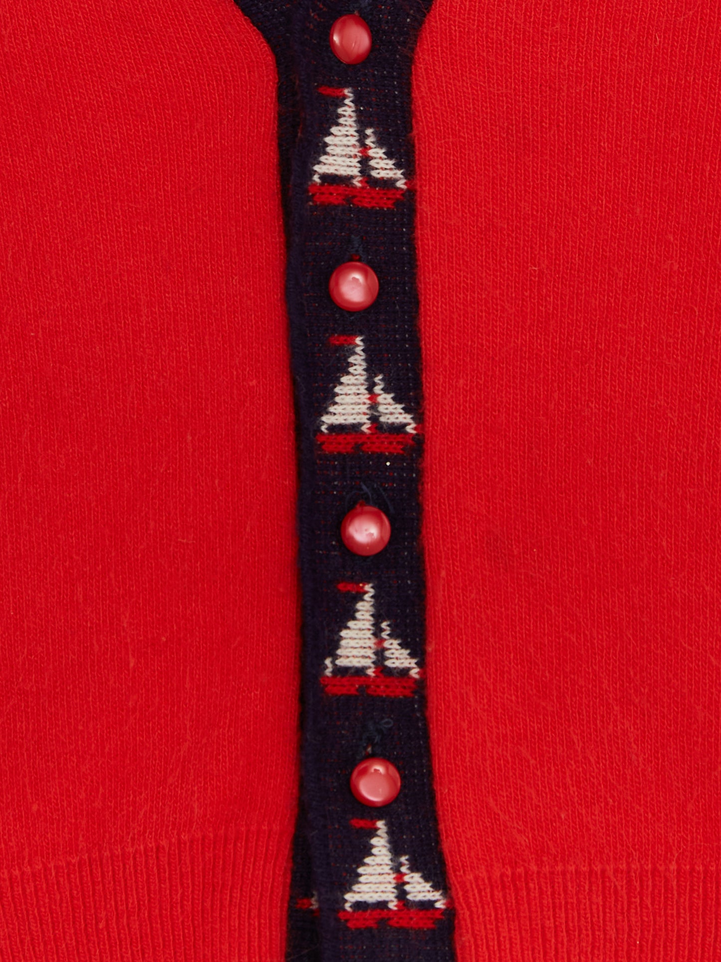 Red Sailor Trim Cardigan // 2-3 Years