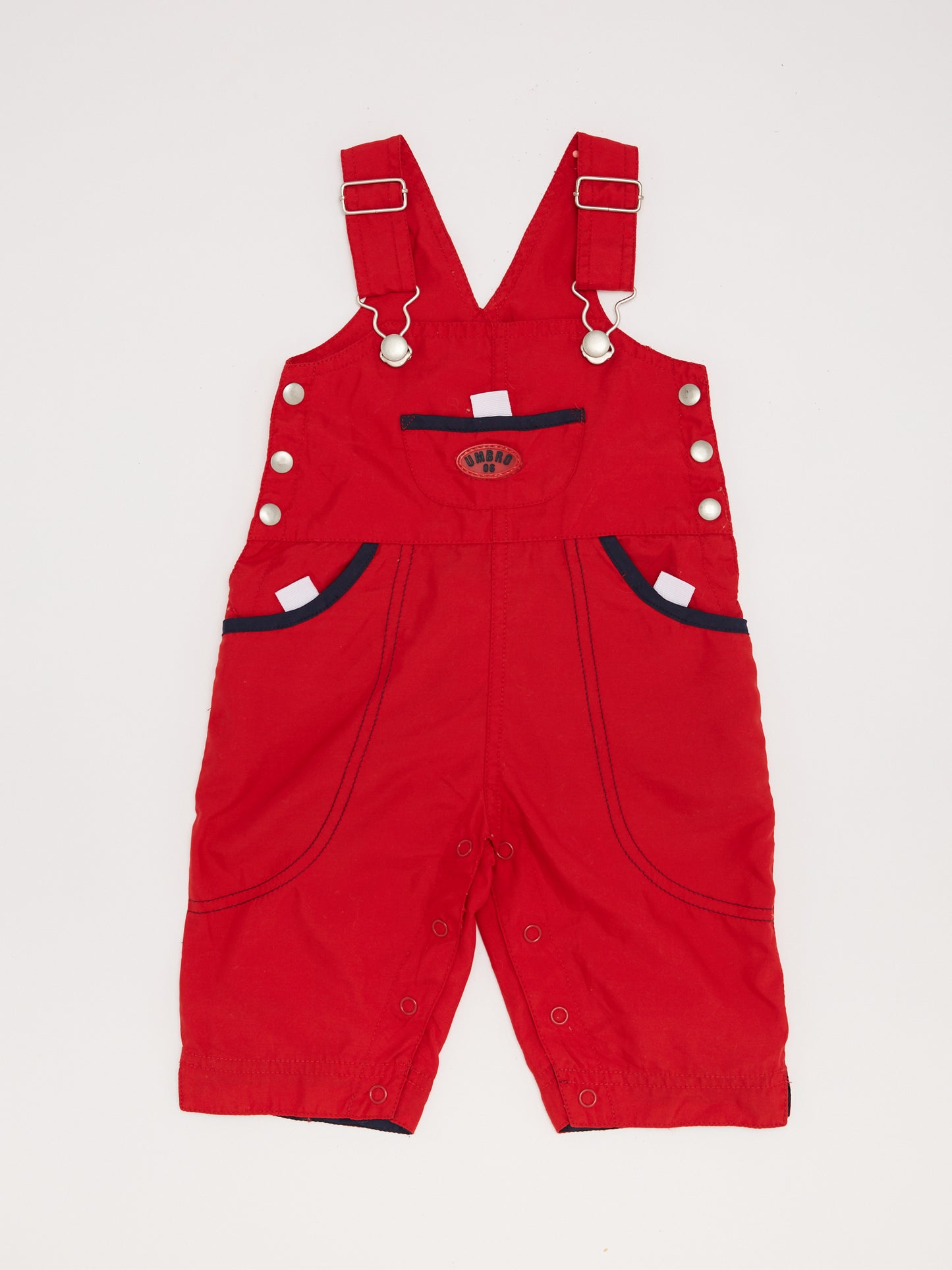 Umbro Red Dungarees // 3-6 Months