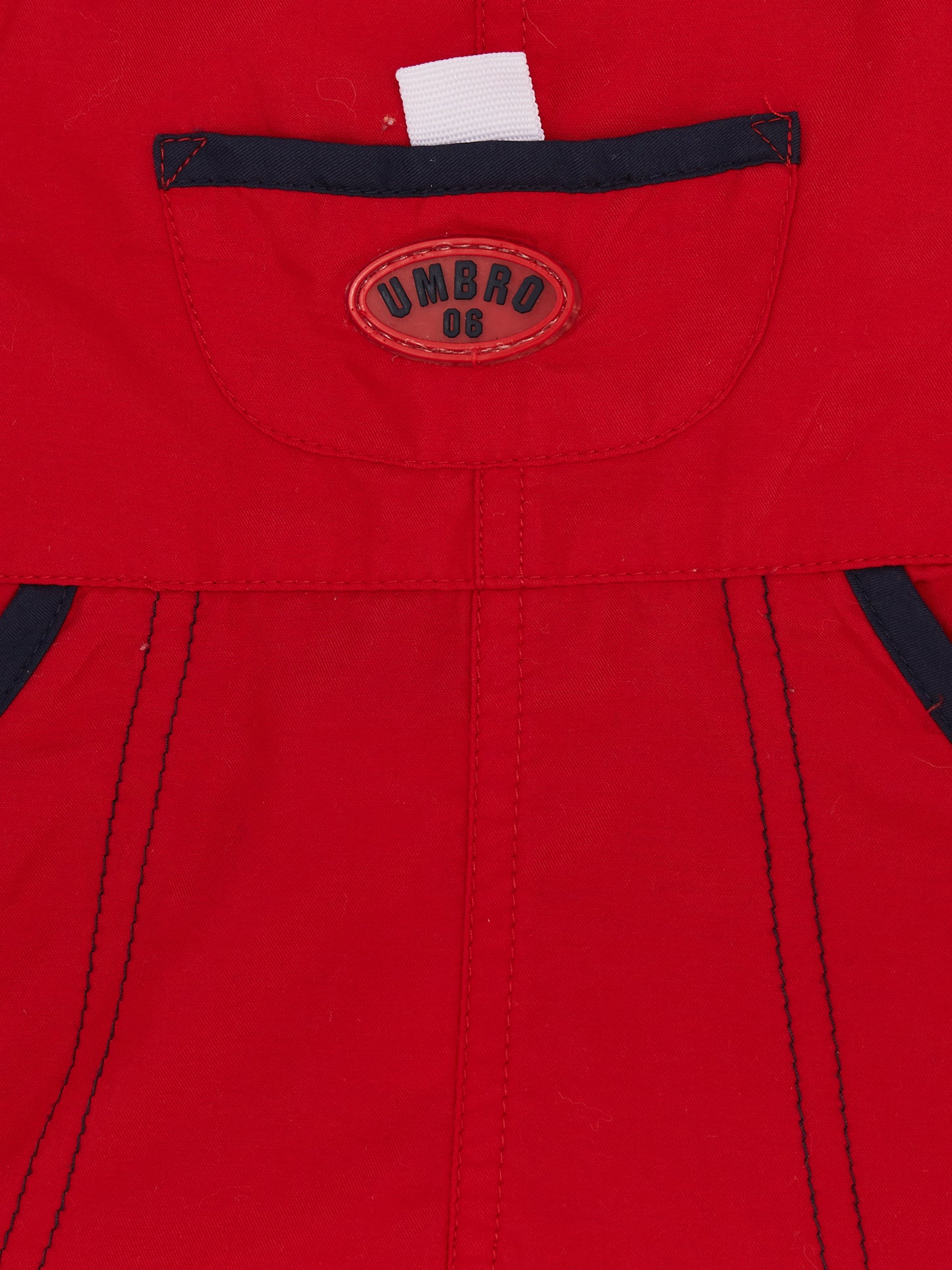 Umbro Red Dungarees // 3-6 Months