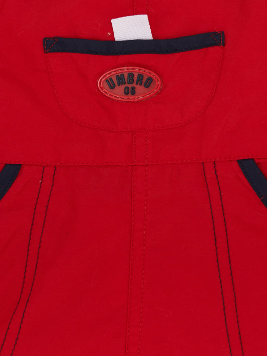 Umbro Red Dungarees // 3-6 Months