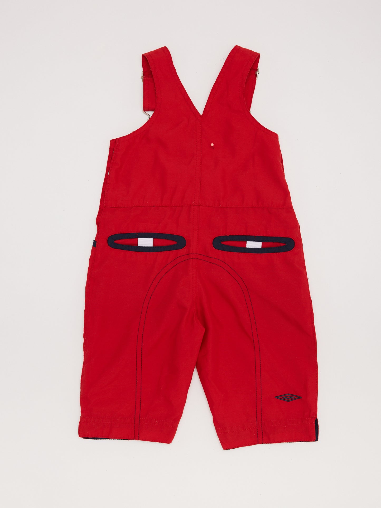 Umbro Red Dungarees // 3-6 Months