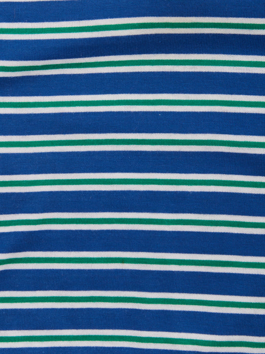 Green Stripe Blue T-Shirt // 12 Months