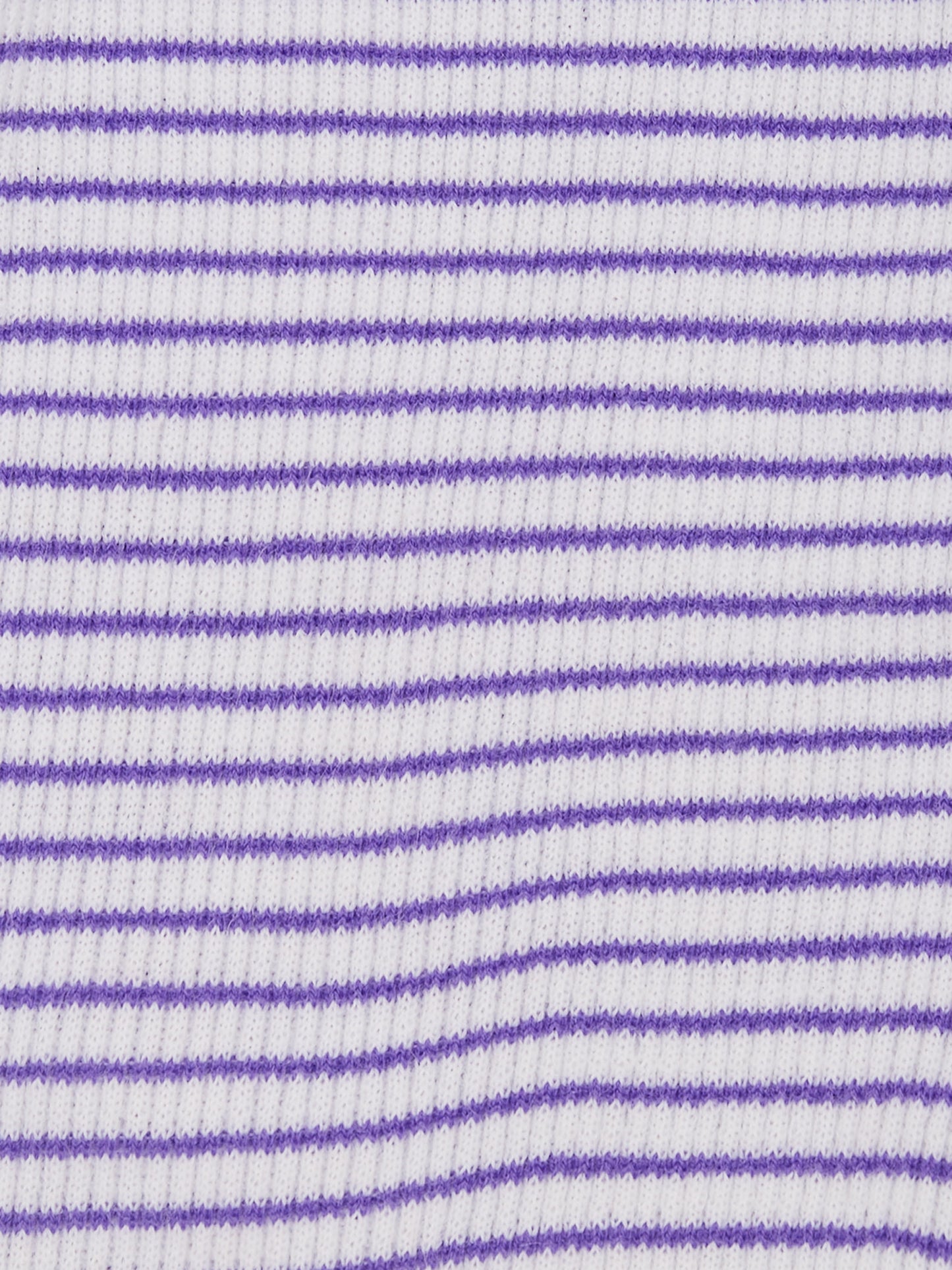 White & Purple Stripe Roll Neck // 2 Years