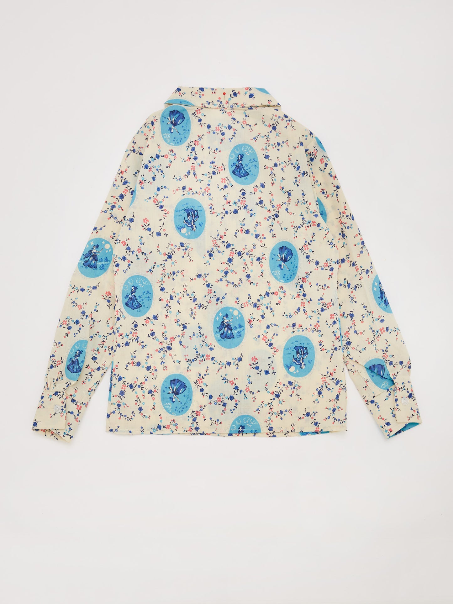 Floral & Lady Print Cream Shirt // 5 Years