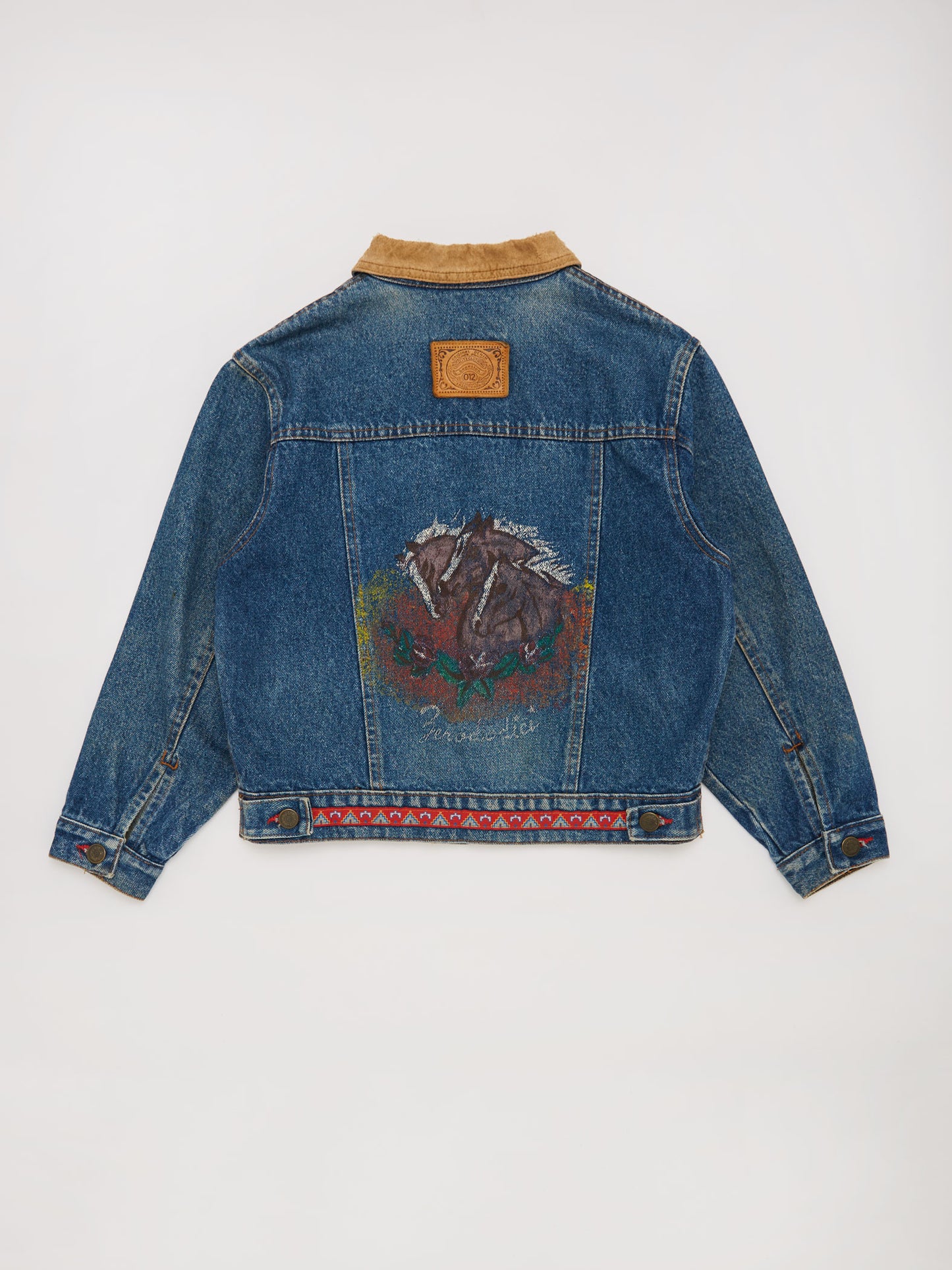 Benetton Horse Denim Jacket // 11-12 Years