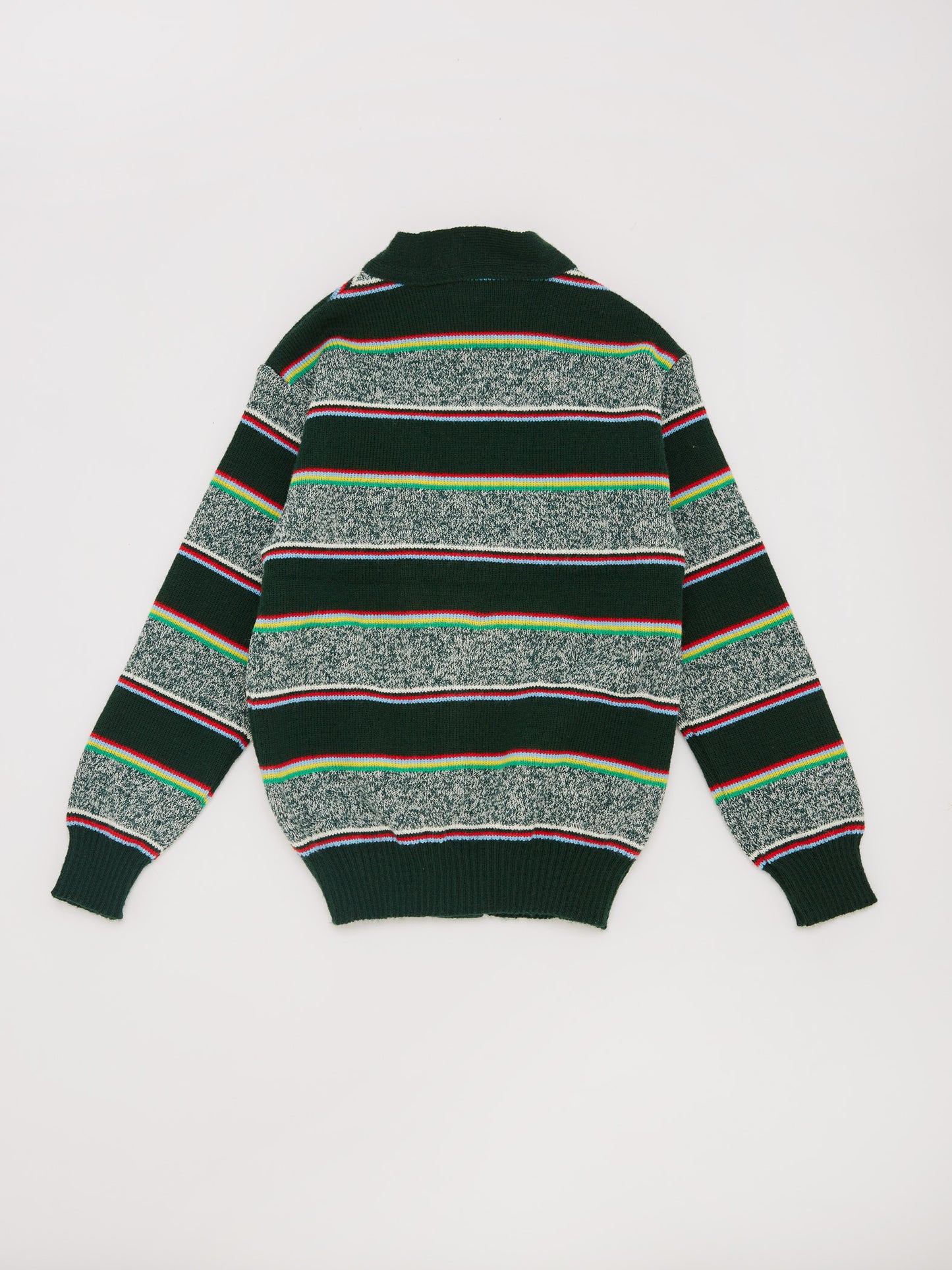 COLLEGIATE Multi Green Stripe Cardigan // 2 Years