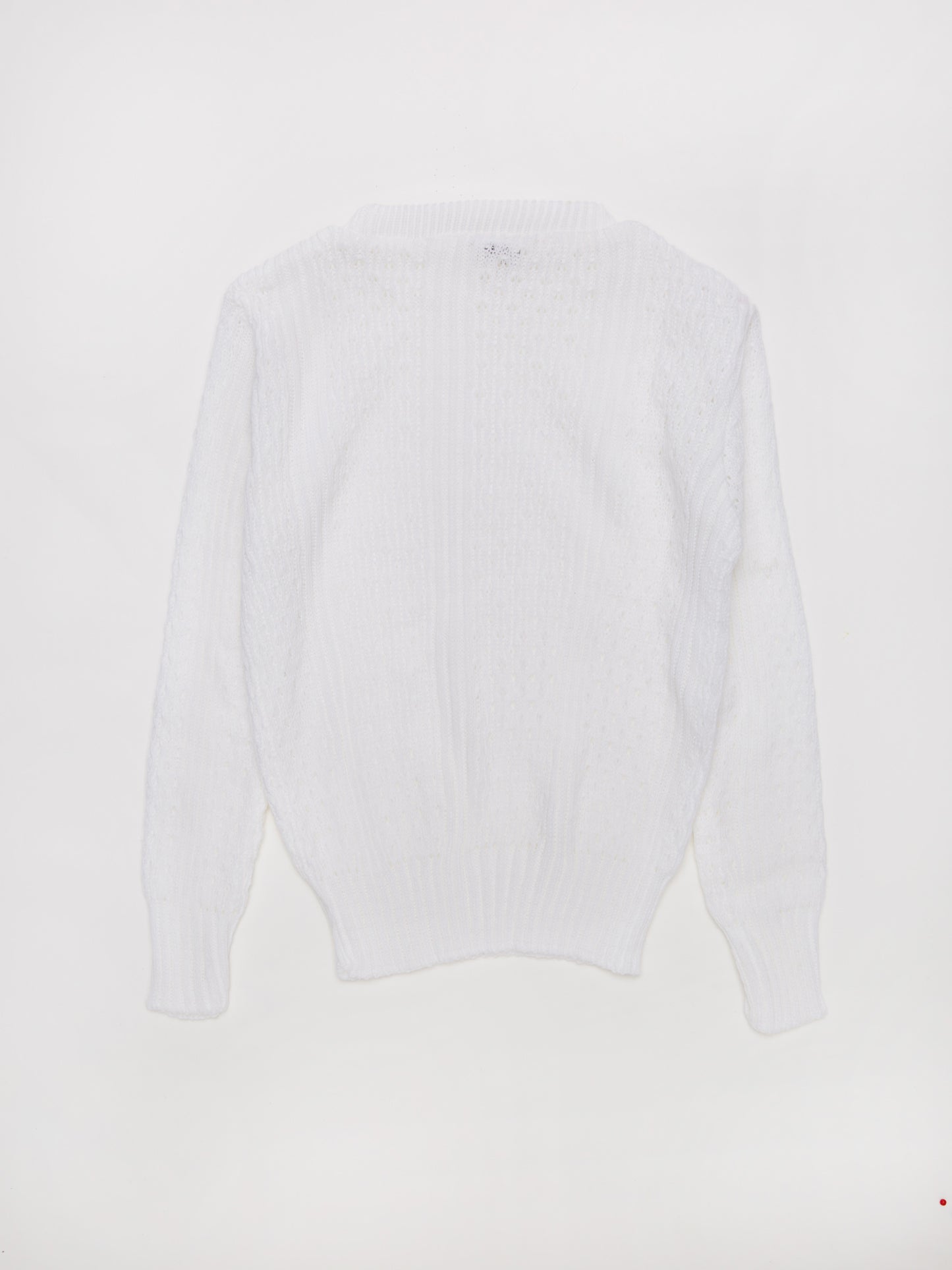 Knitted White Jumper // 6 Years