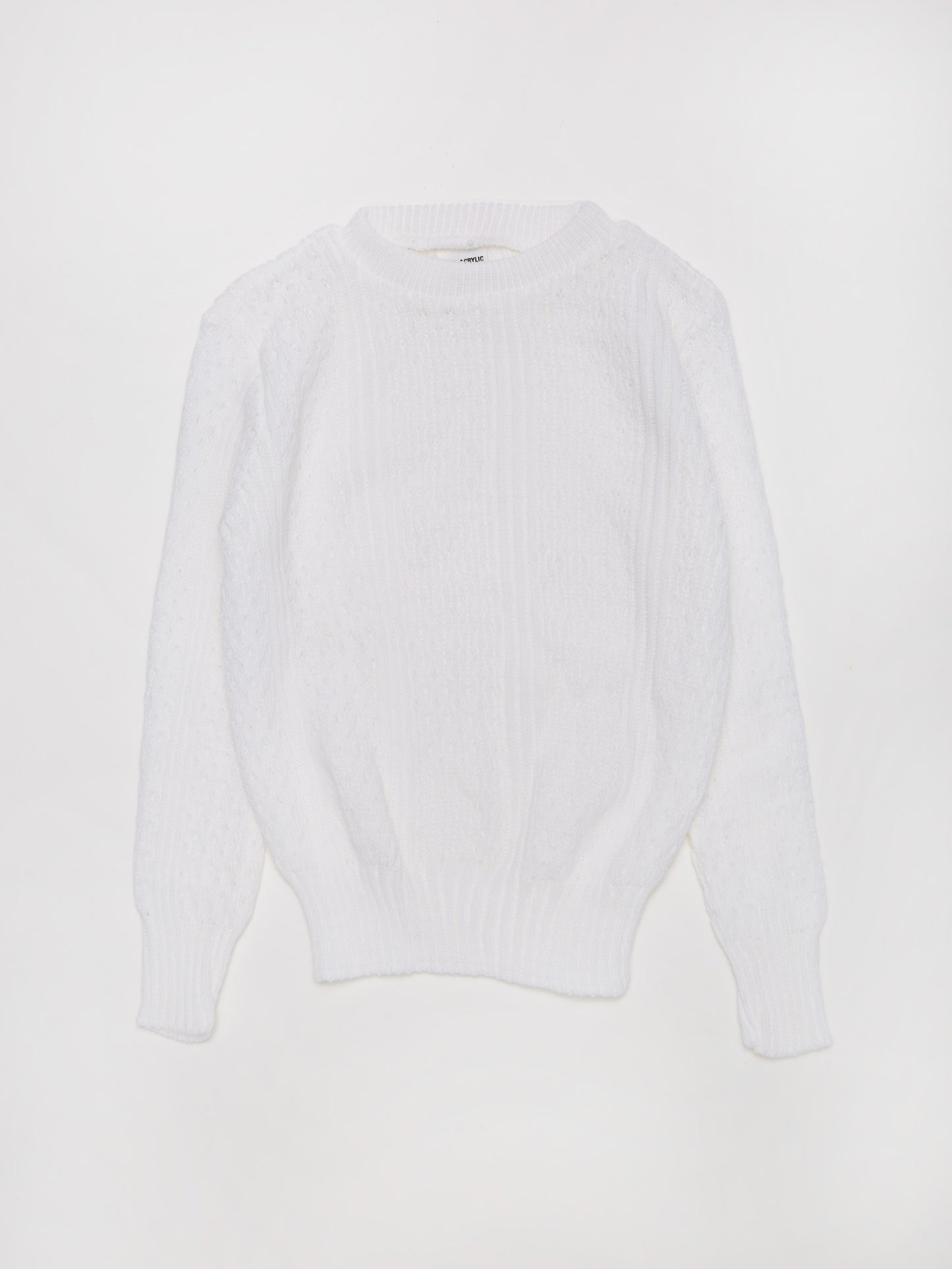 Knitted White Jumper // 6 Years