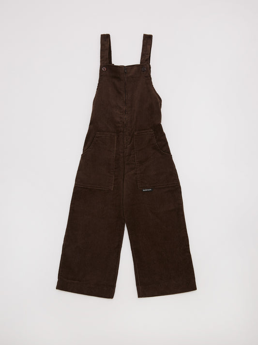 Chocolate Cord Dungarees // 18-24 Months