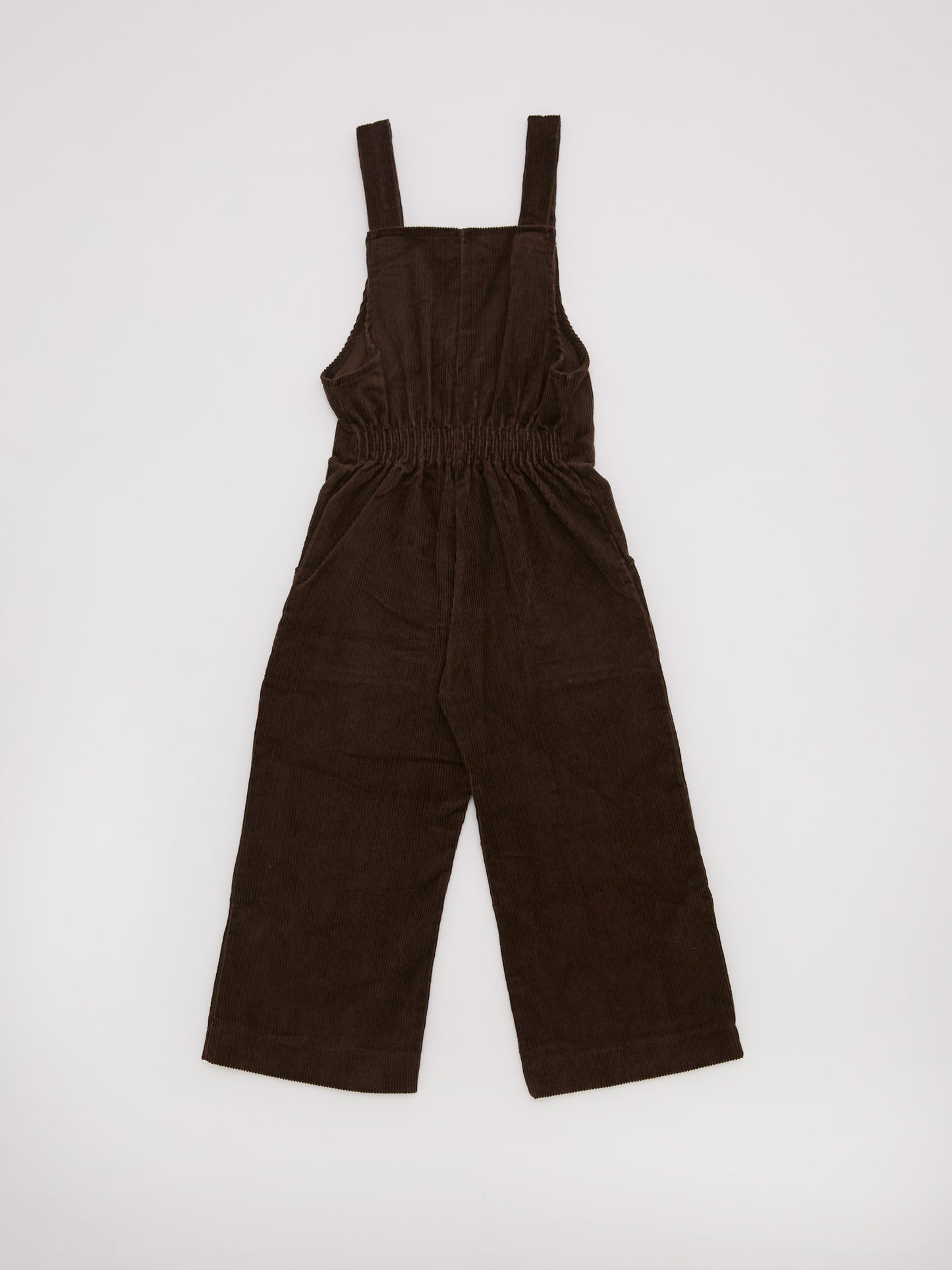 Chocolate Cord Dungarees // 18-24 Months