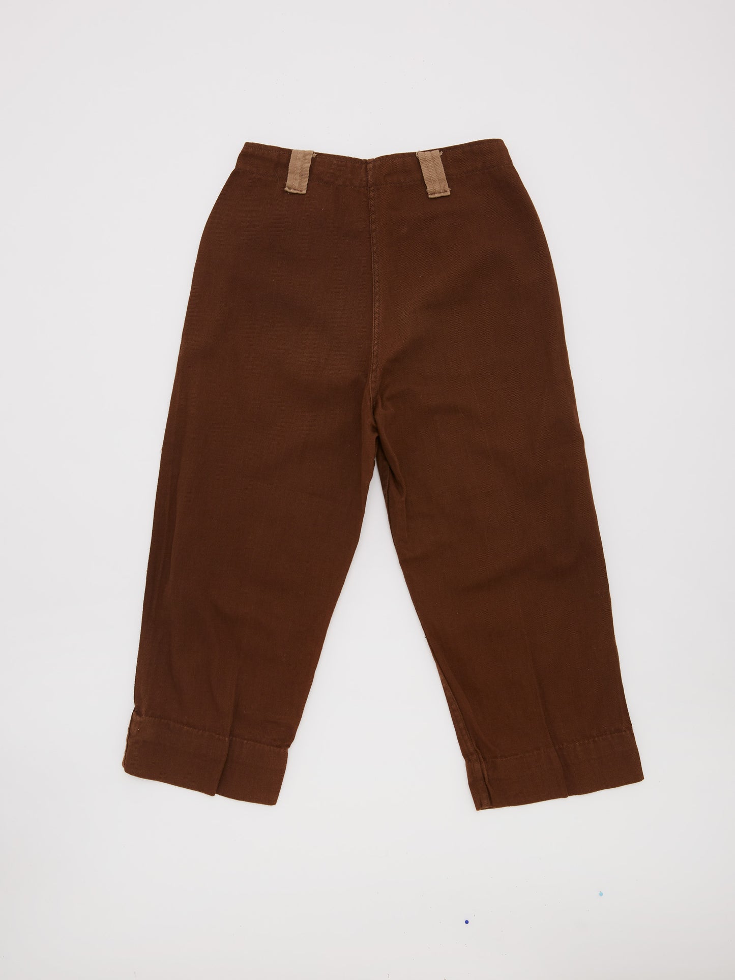 Contrast Pocket Brown Trouser // 6-7 Years