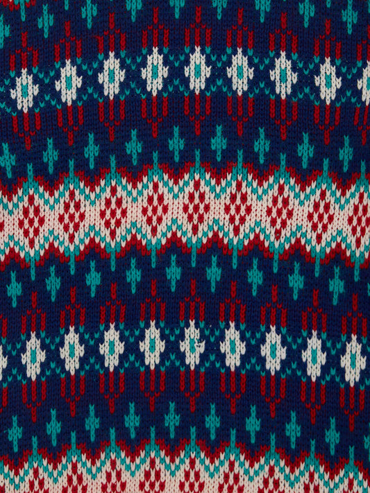 Multi Fairisle Knit Christmas Jumper // 6-7 Years